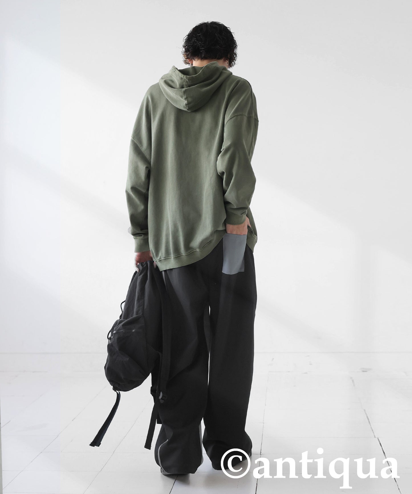 Color Switching Line Pants Men's