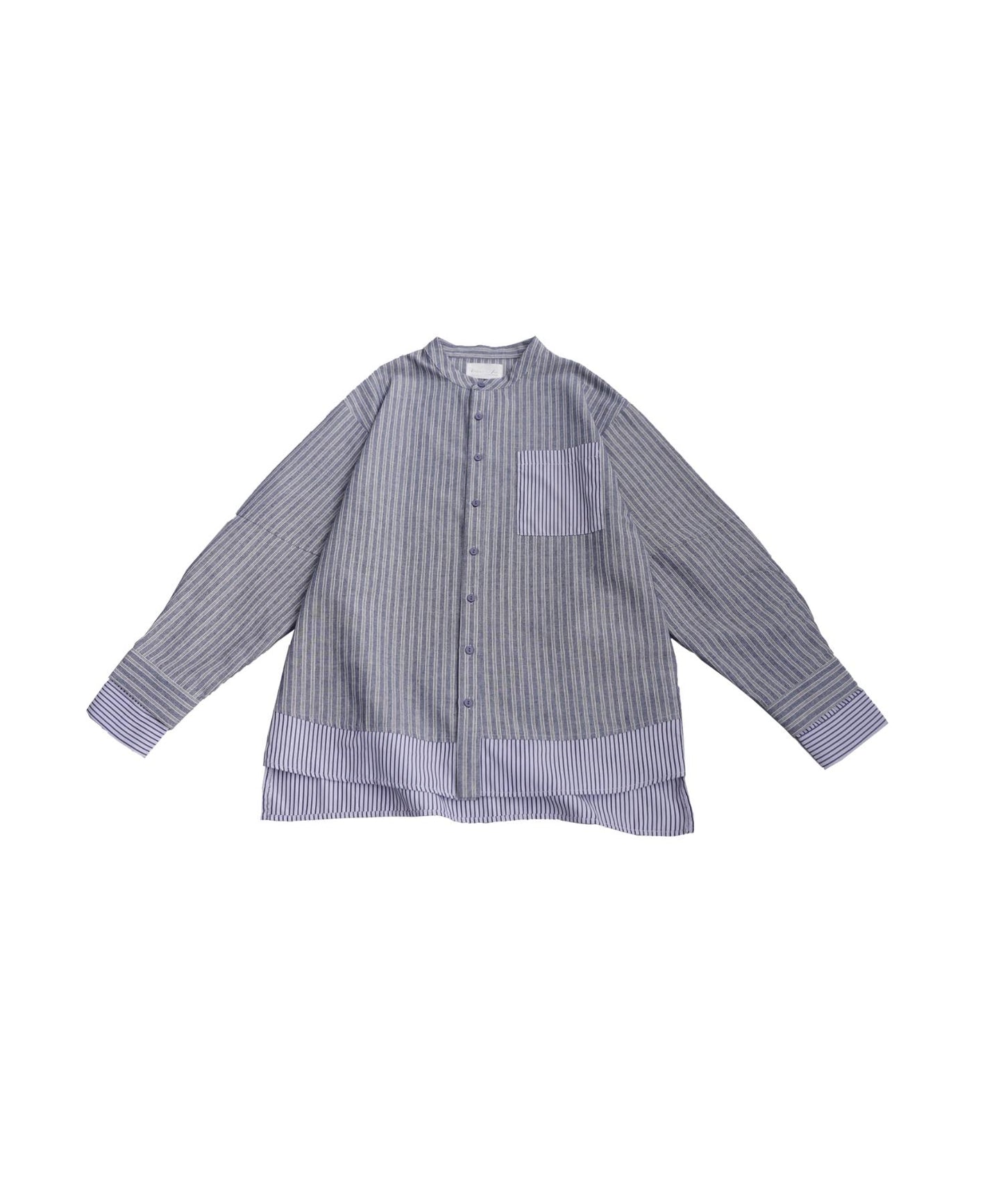 Ladies Layered Striped Shirt