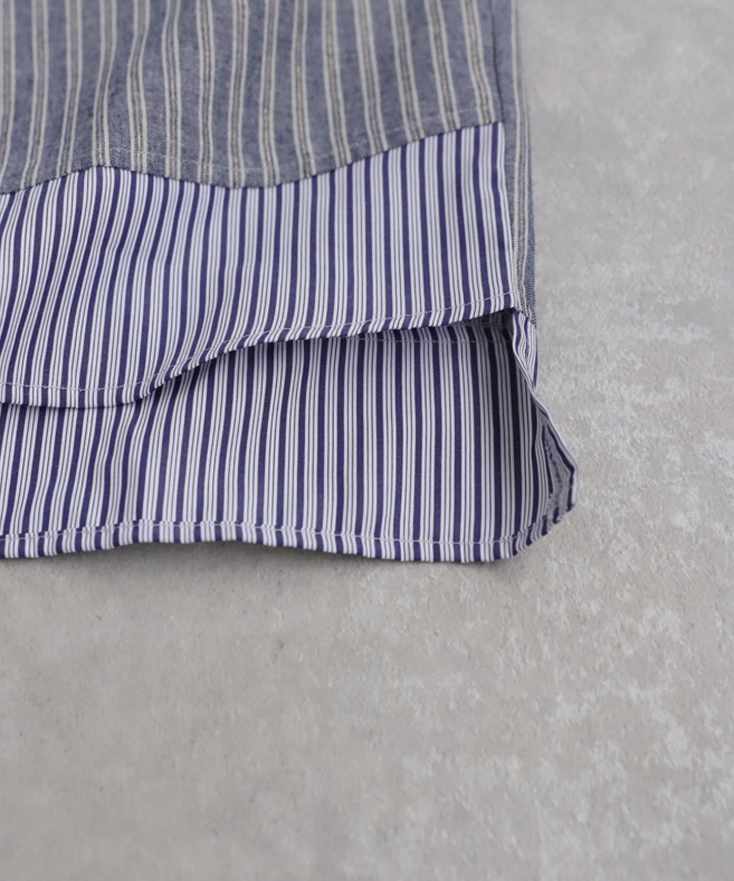 Ladies Layered Striped Shirt