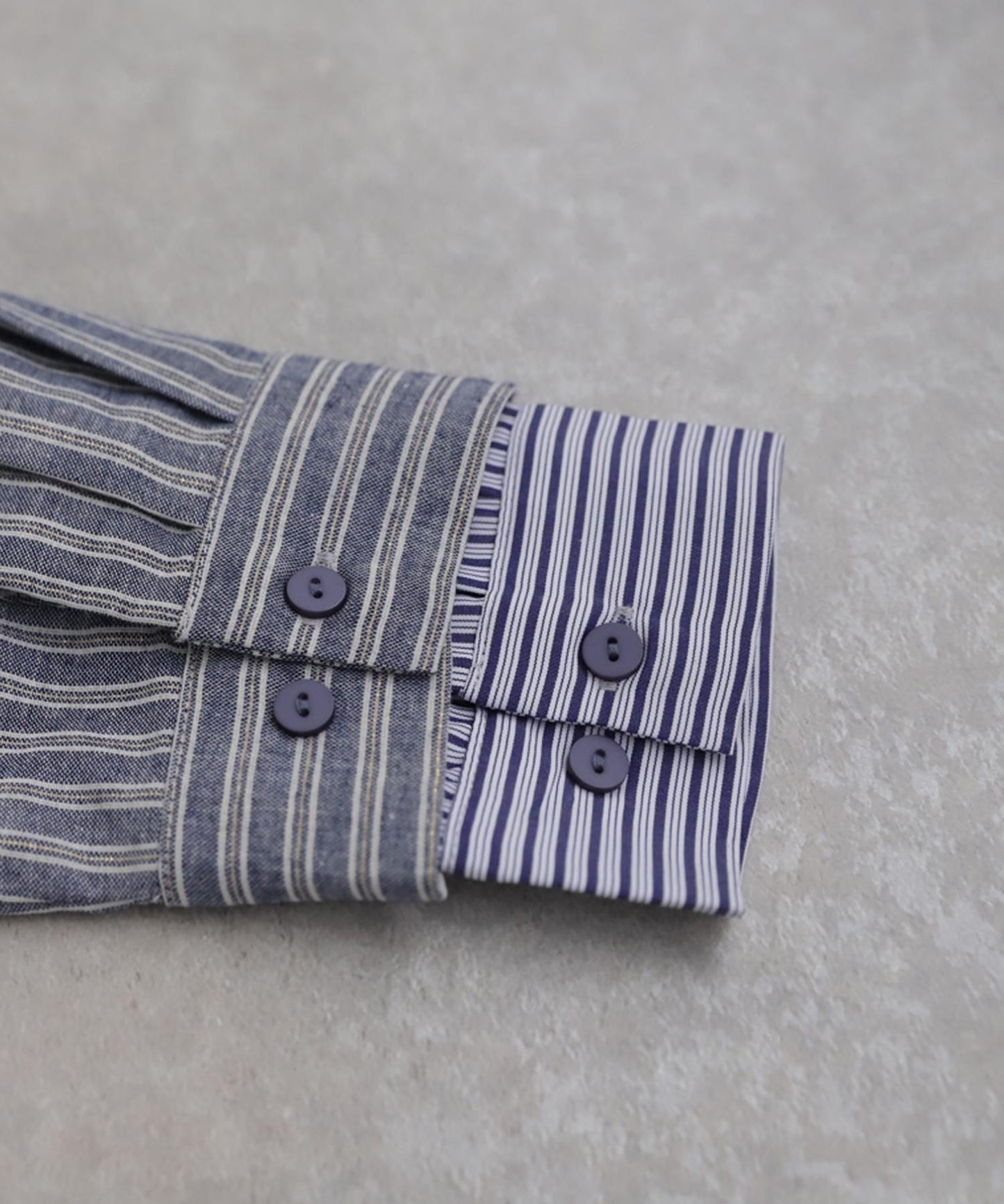 Ladies Layered Striped Shirt