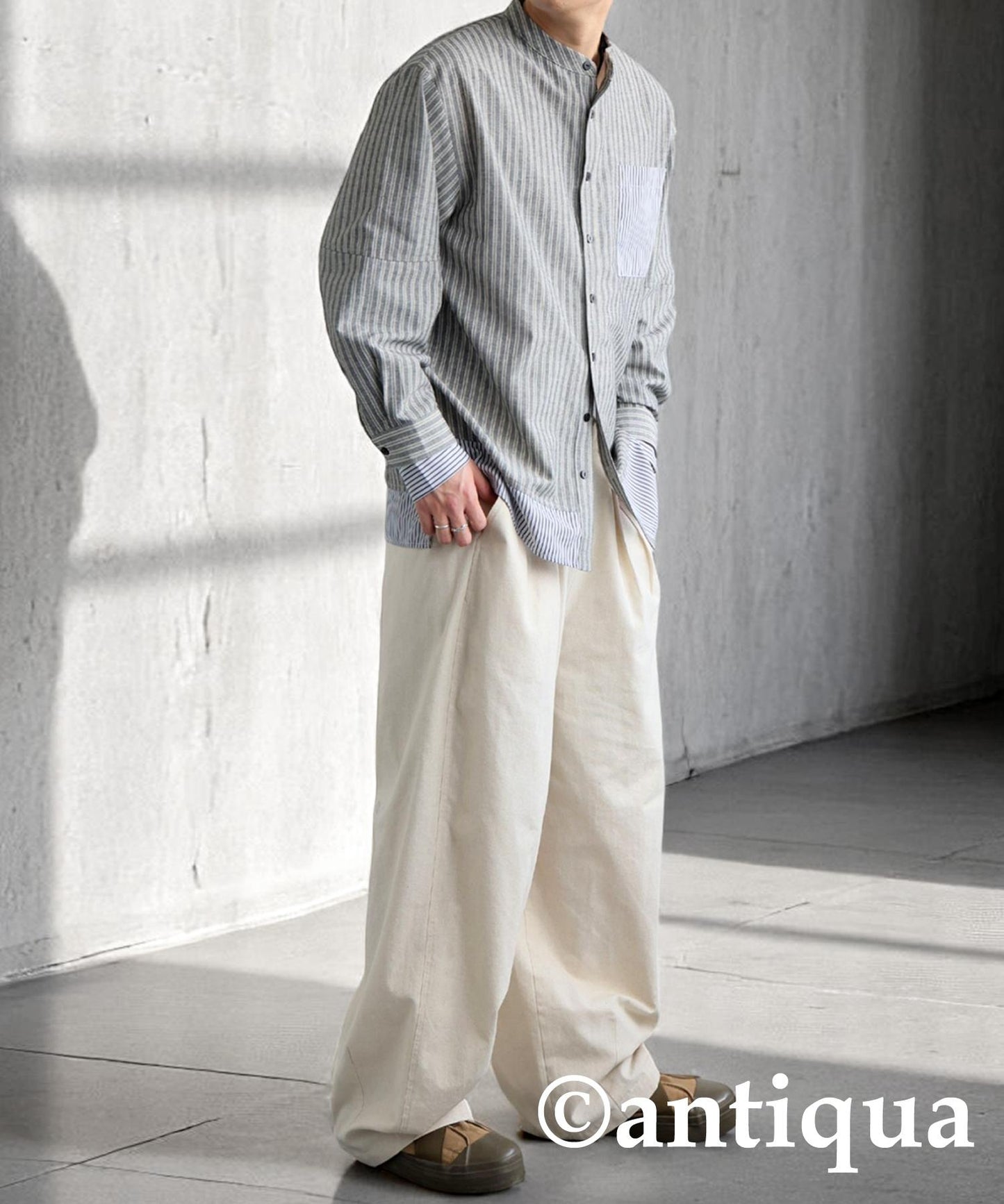 Men's Layered Striped Shirt