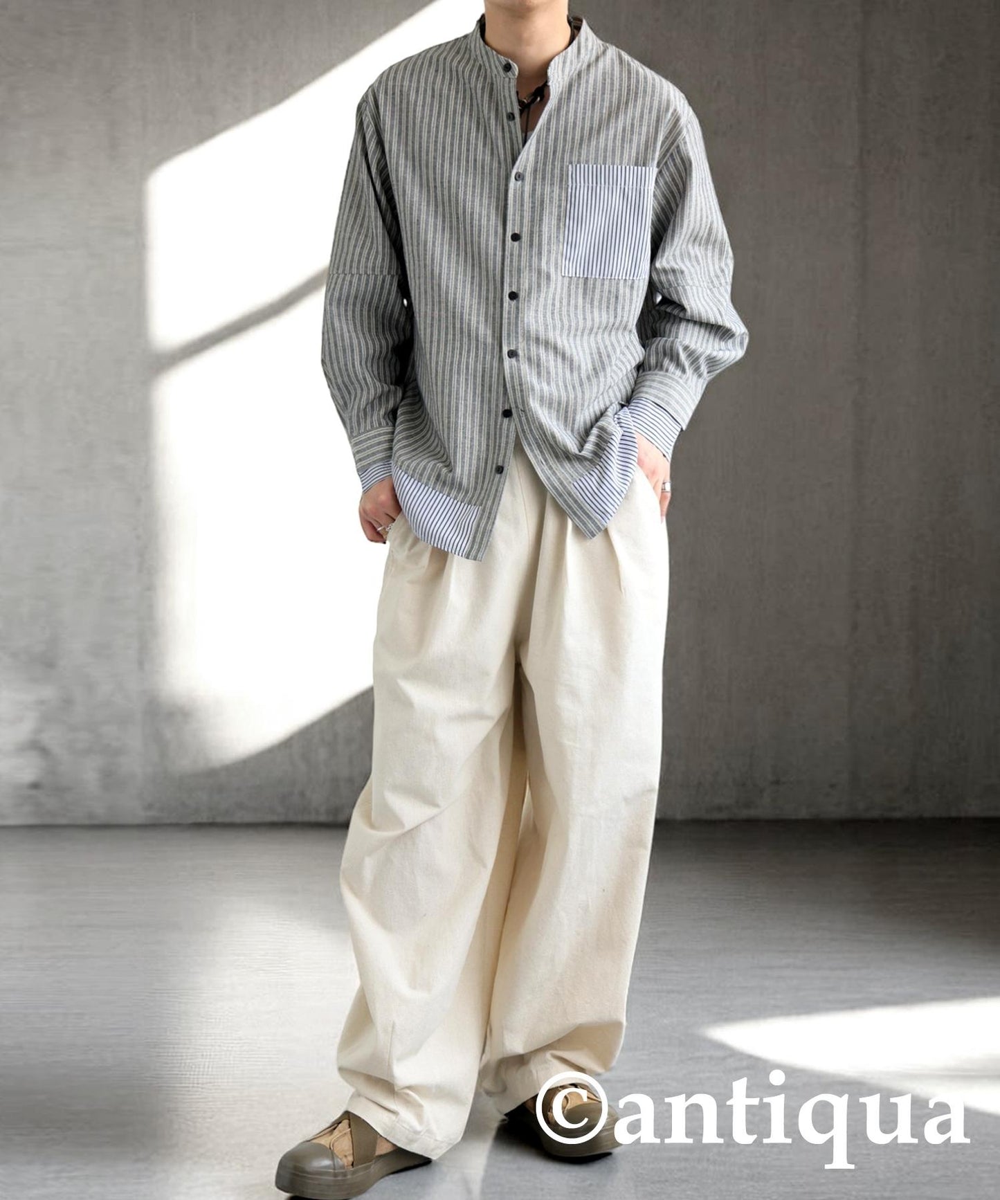 Men's Layered Striped Shirt