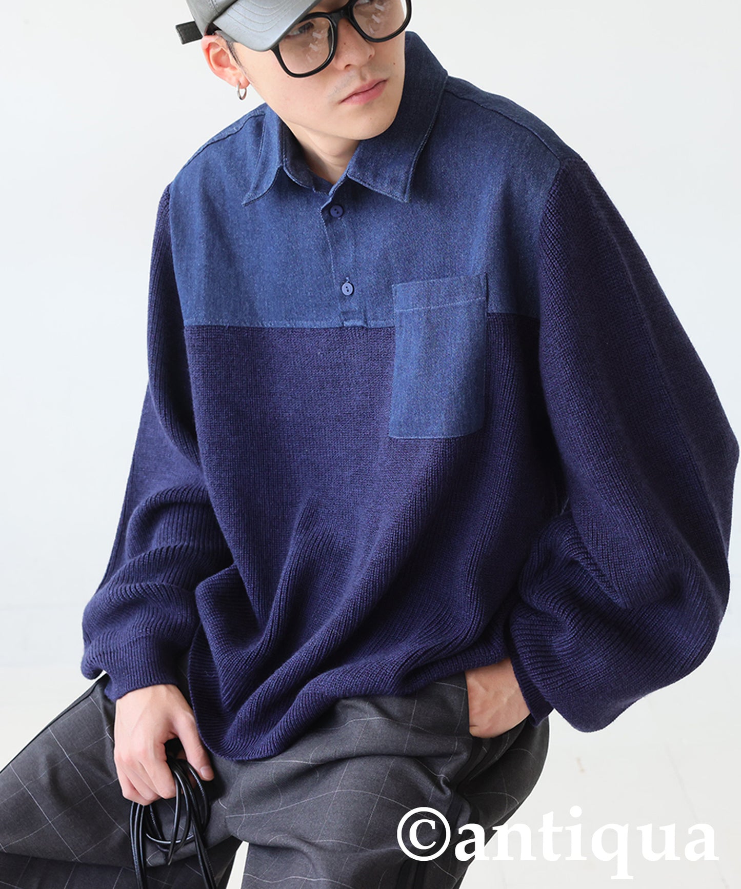 Denim Docking Knit Men's