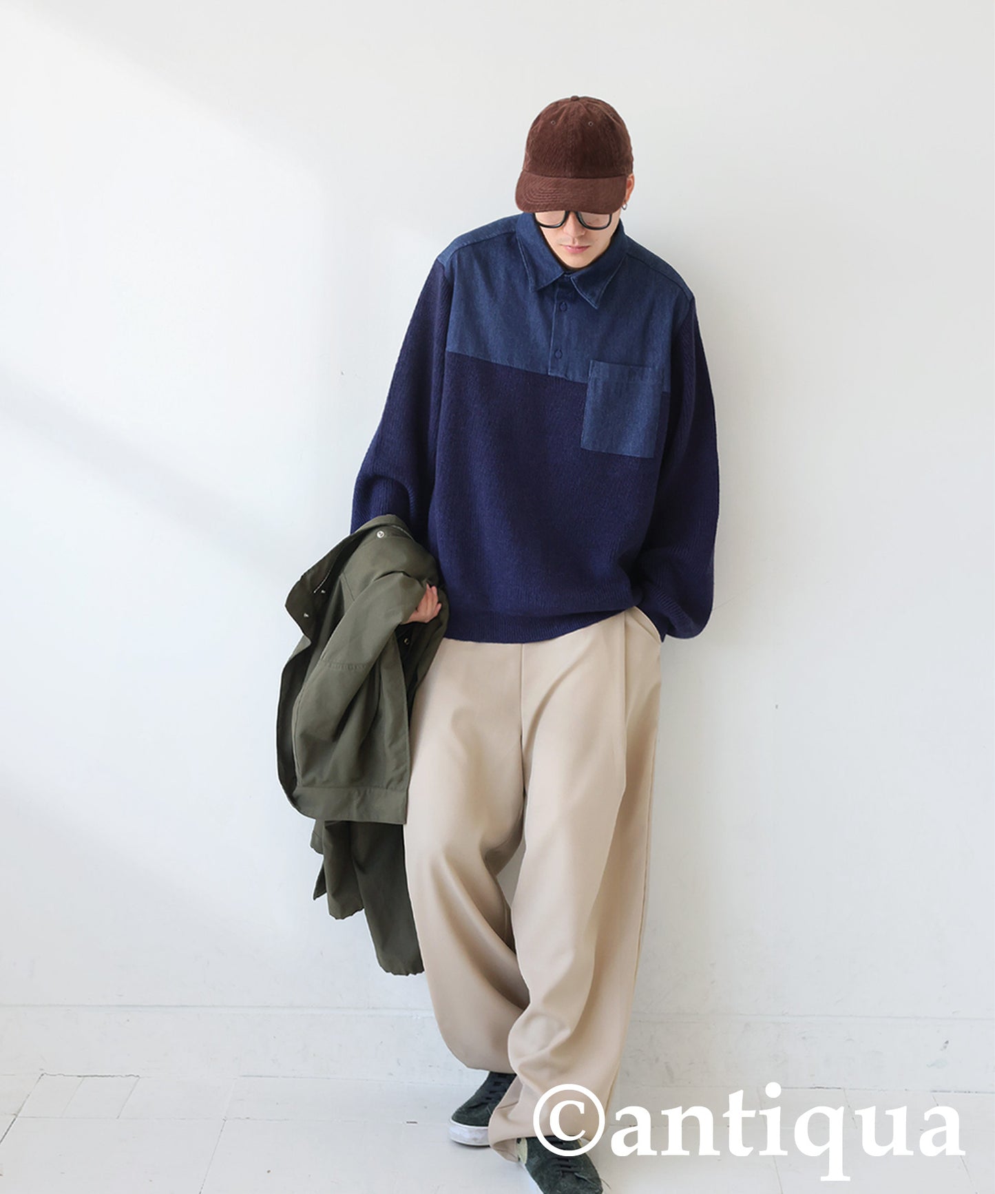 Denim Docking Knit Men's