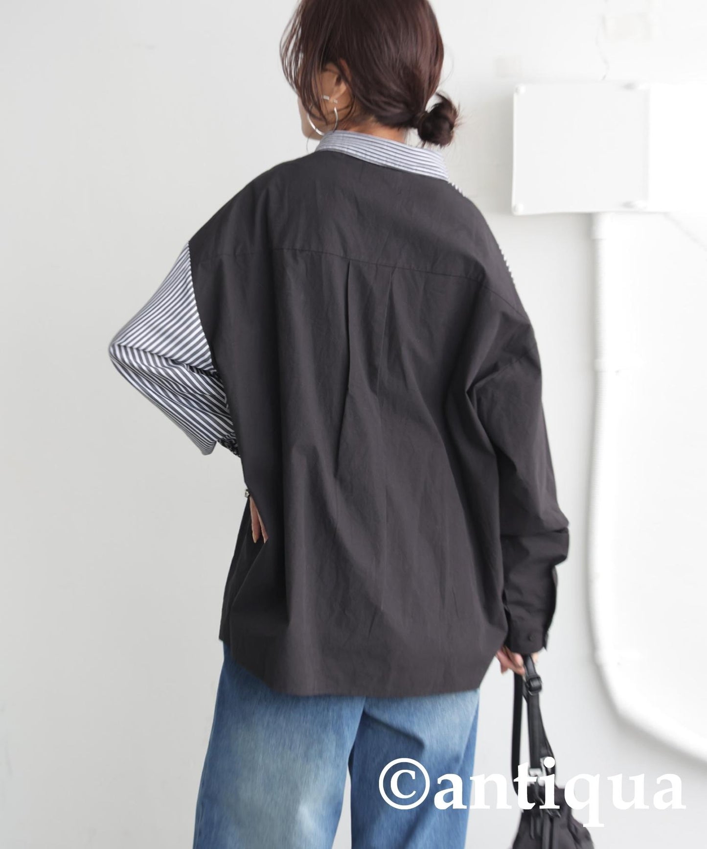 Ladies Design Striped Shirt