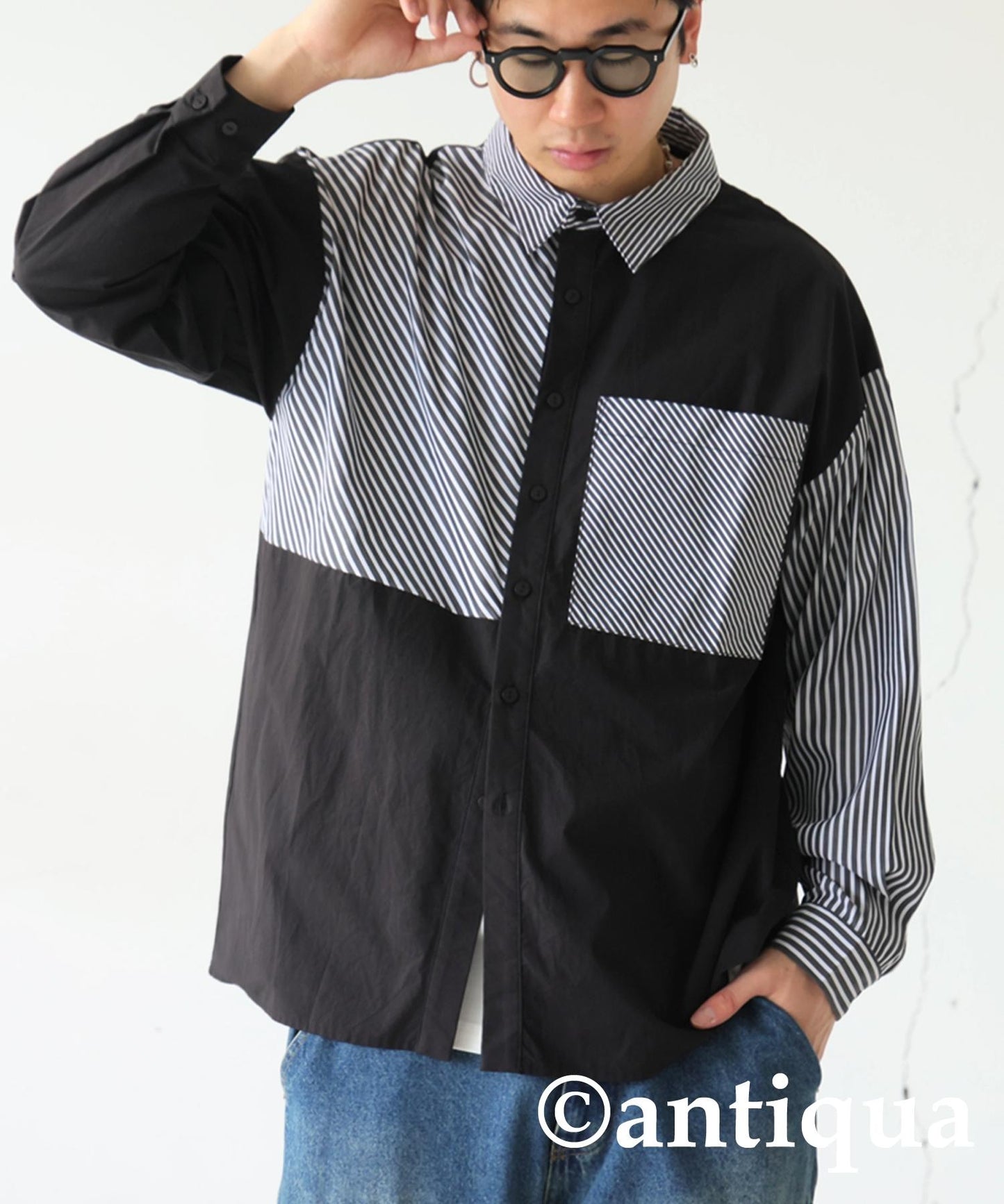 Men's Design Striped Shirt