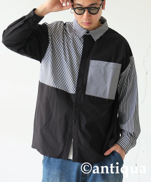 Men's Design Striped Shirt