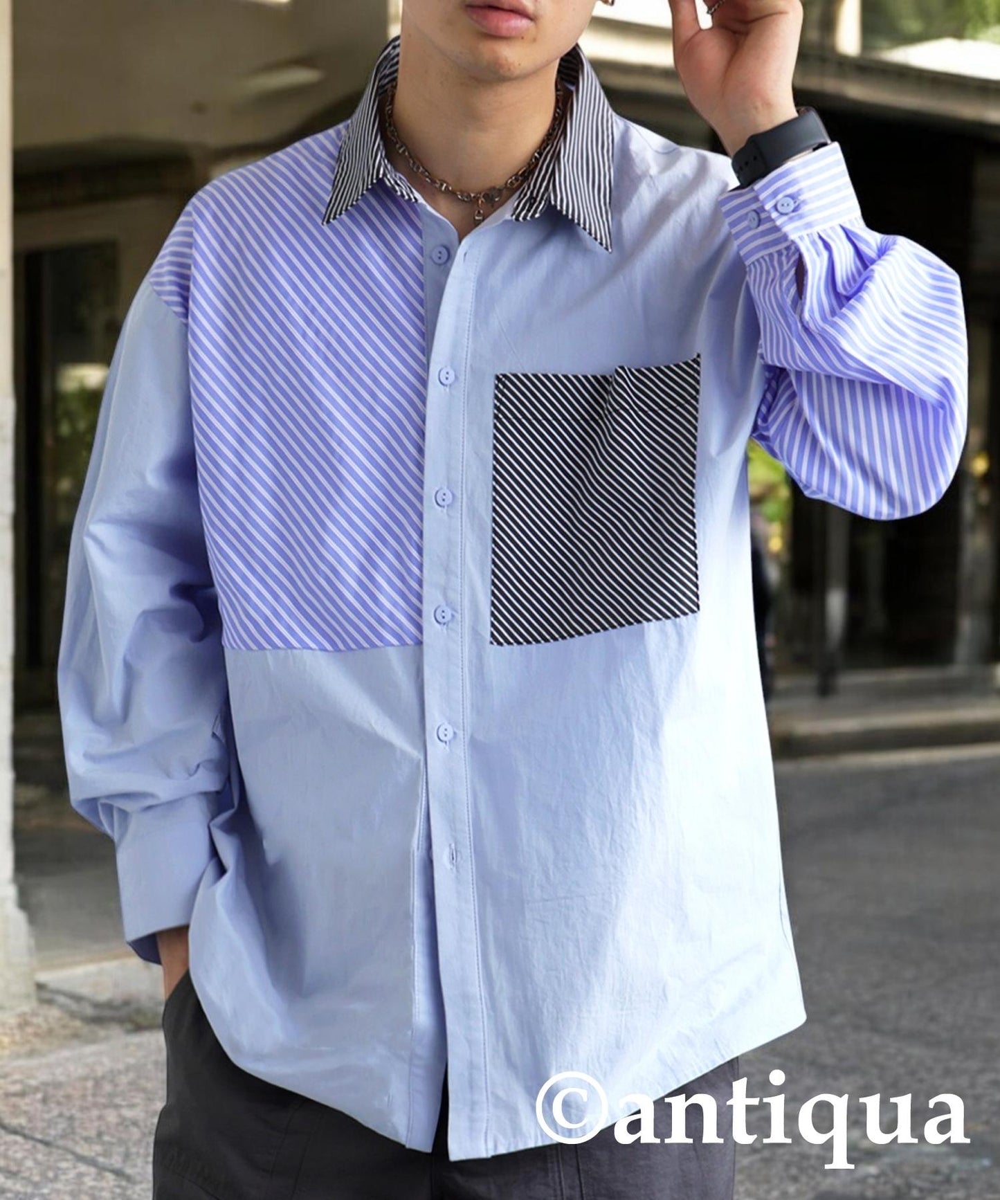Men's Design Striped Shirt