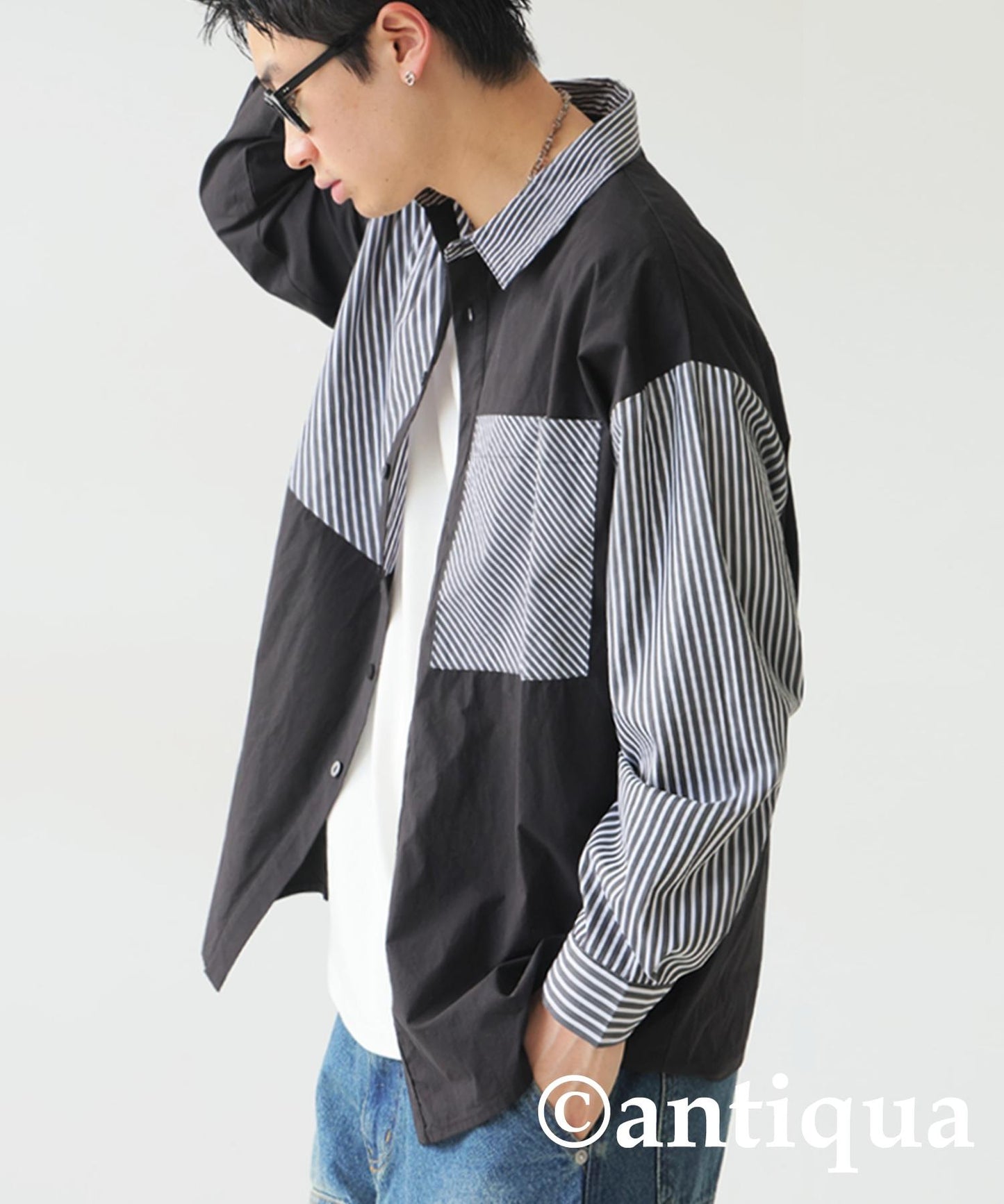 Men's Design Striped Shirt