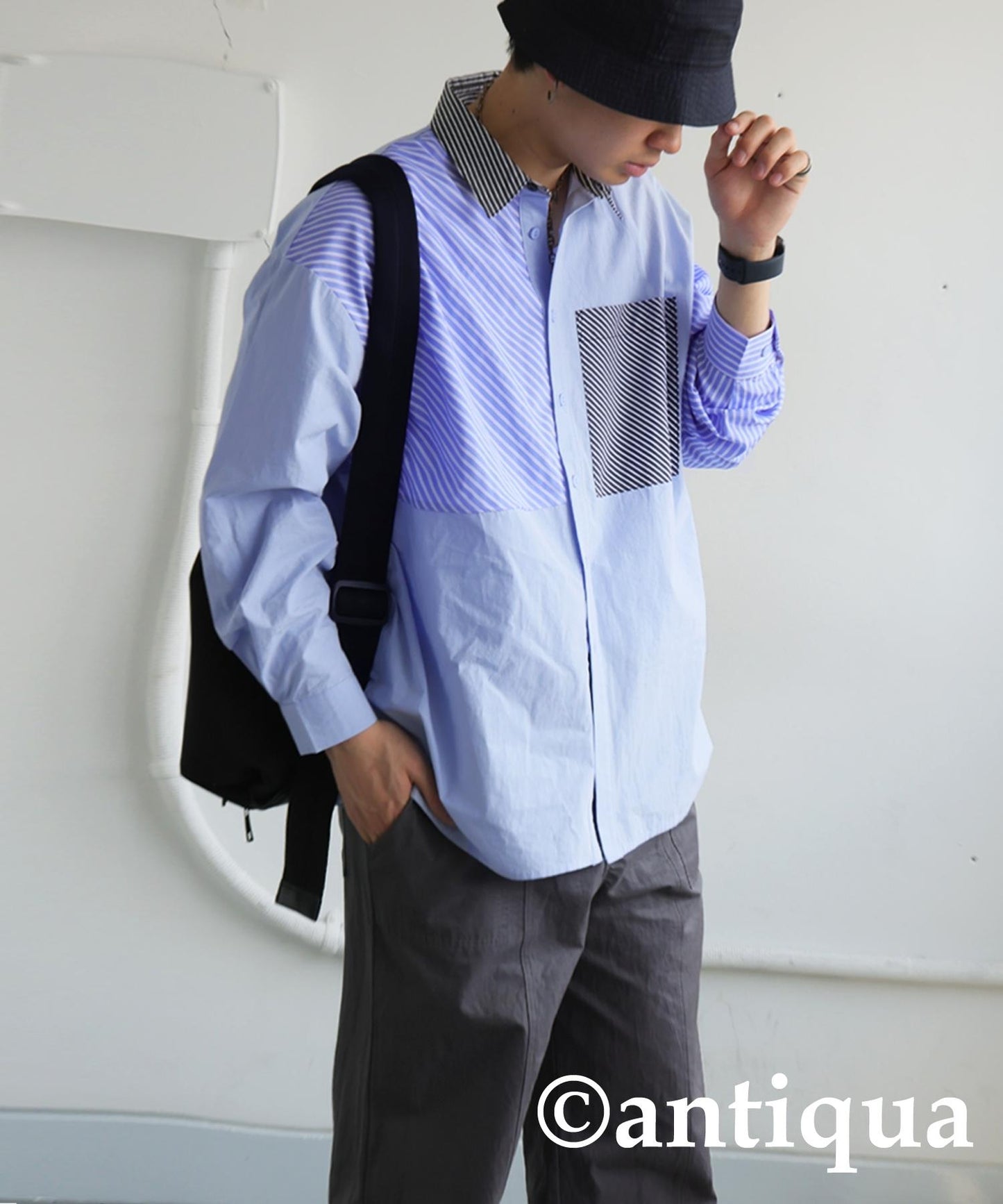 Men's Design Striped Shirt