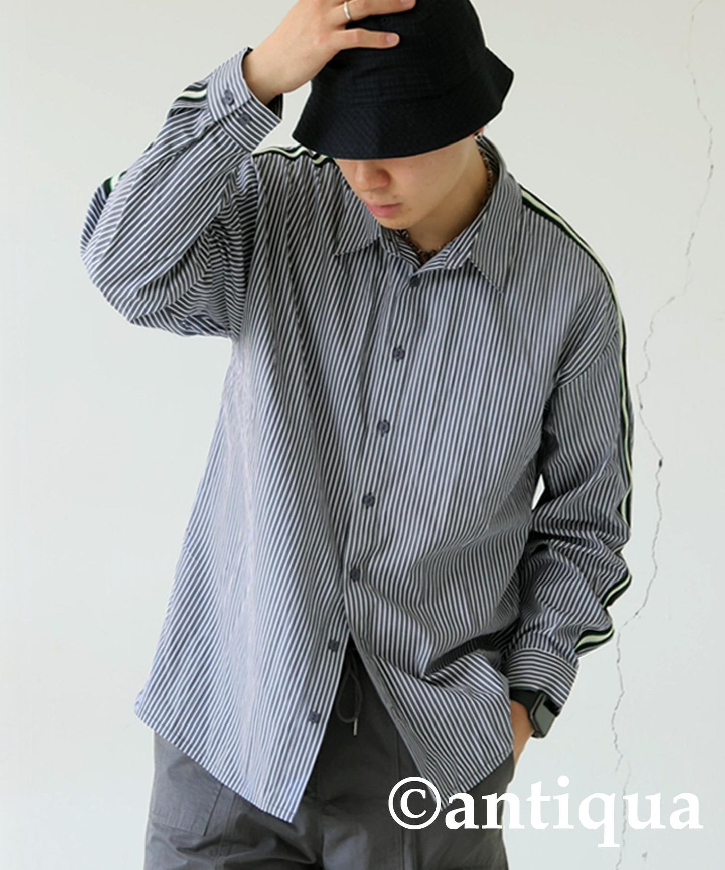 Men's Striped Line Shirt