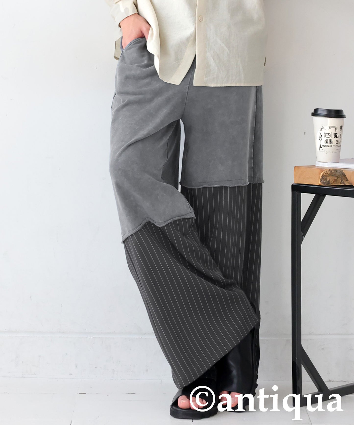 Vintage-style Striped Pants Men’s