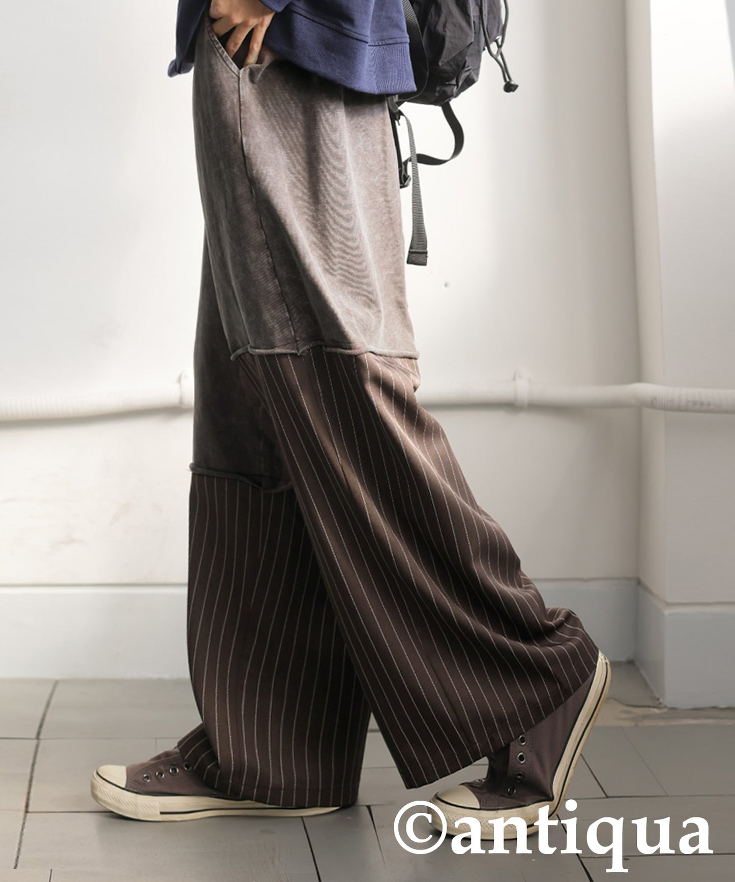 Vintage-style Striped Pants Men’s