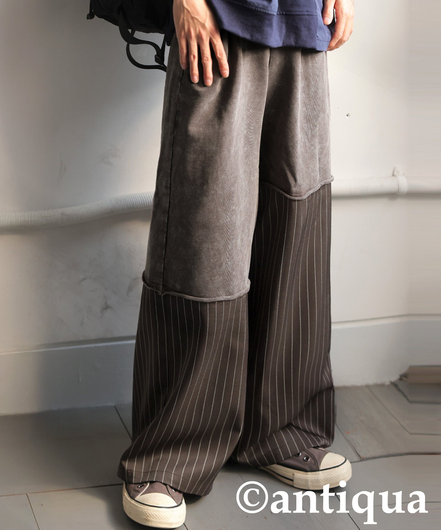 Vintage-style Striped Pants Men’s