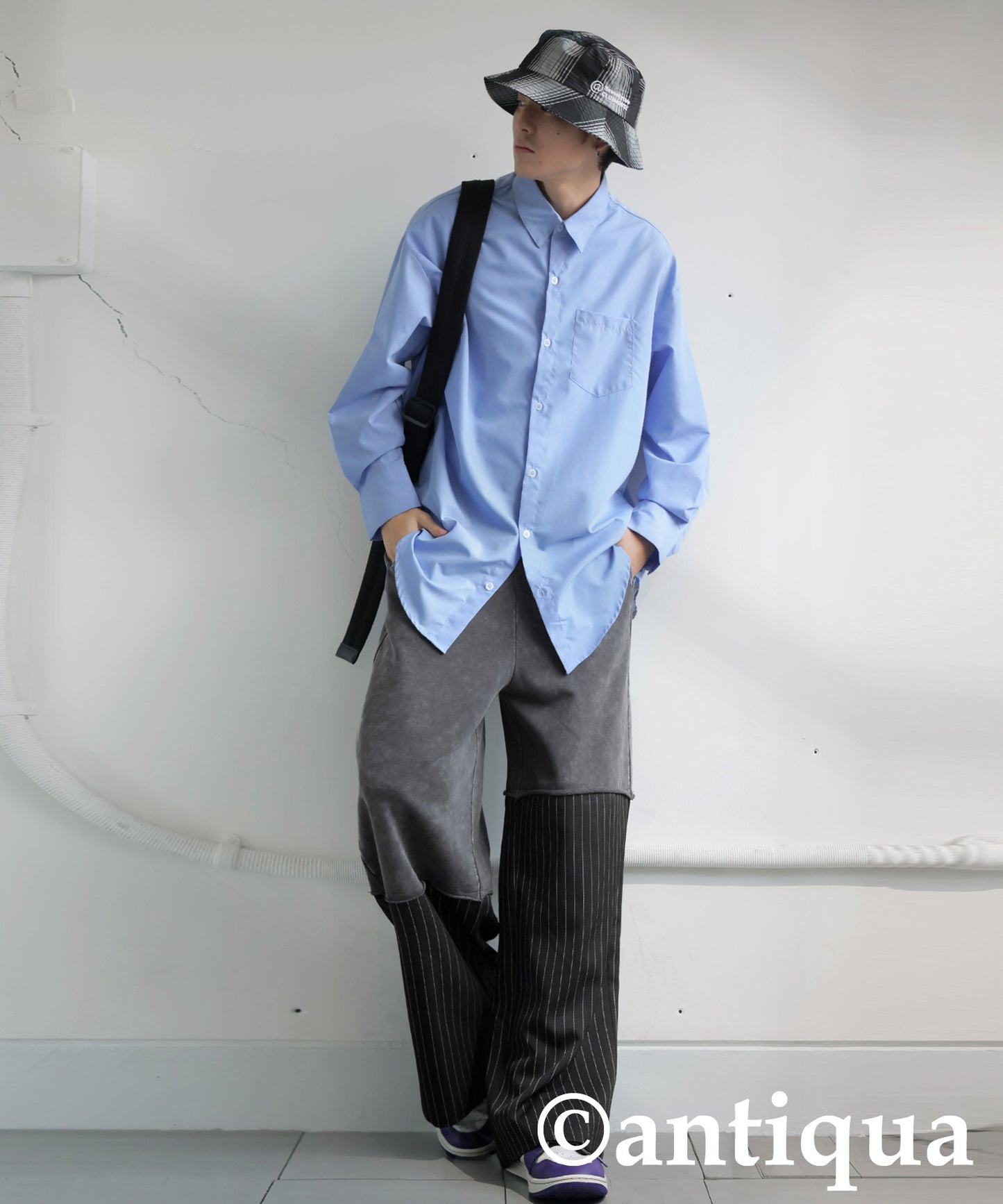 Vintage-style Striped Pants Men’s