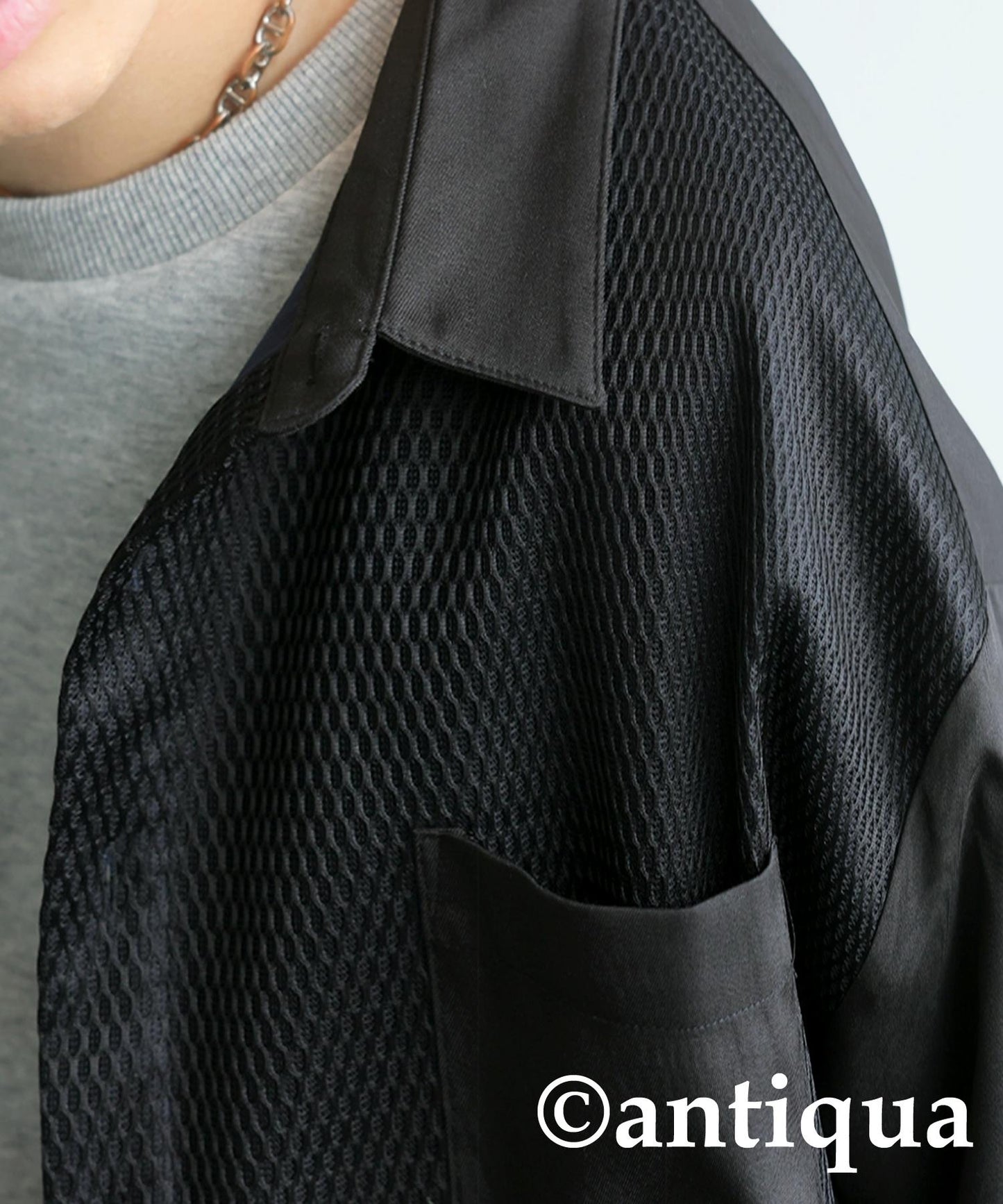 Men's Shirt With Different Materials