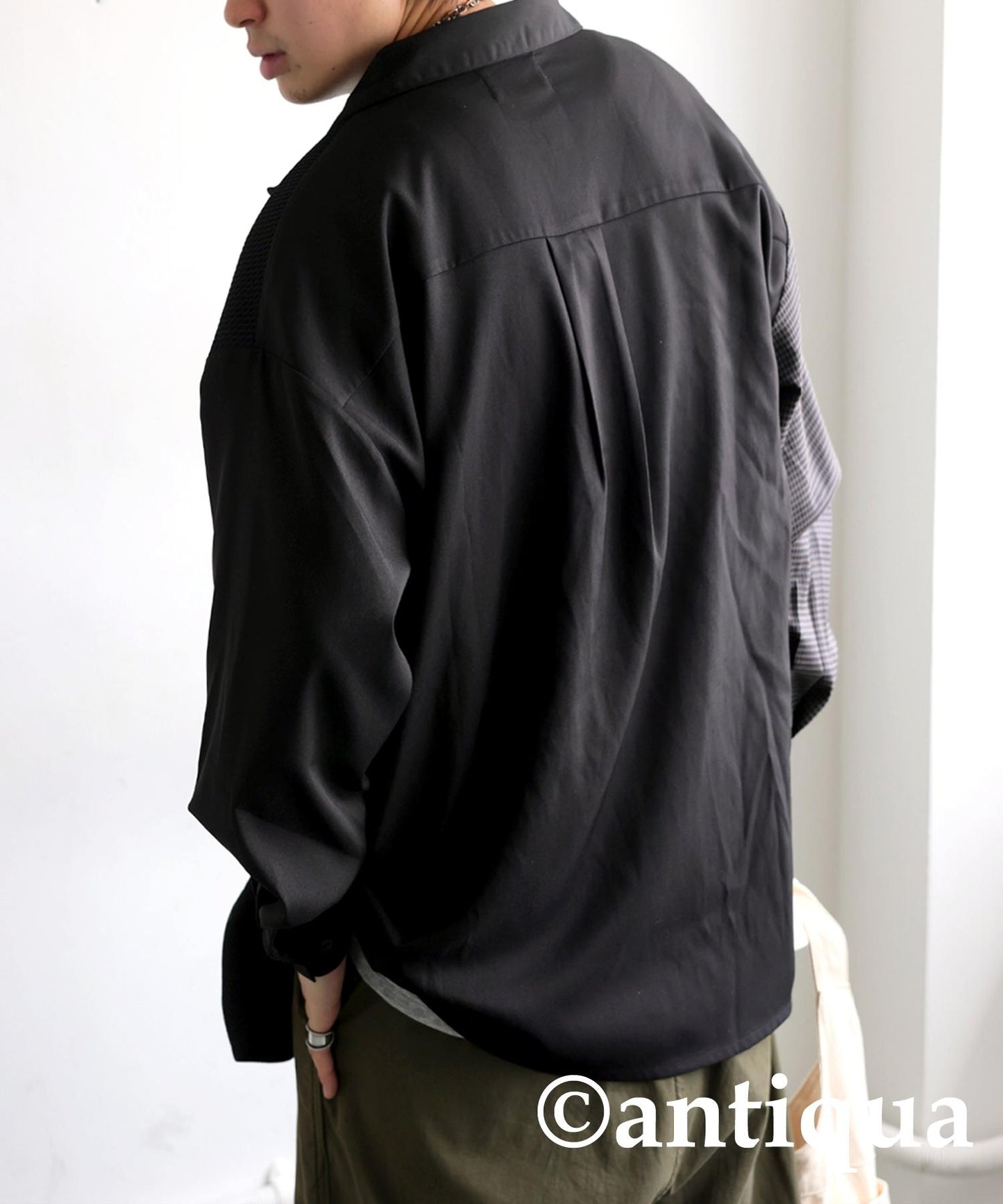 Men's Shirt With Different Materials