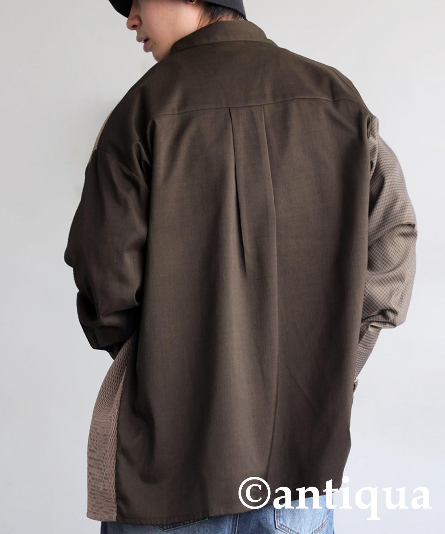 Men's Shirt With Different Materials