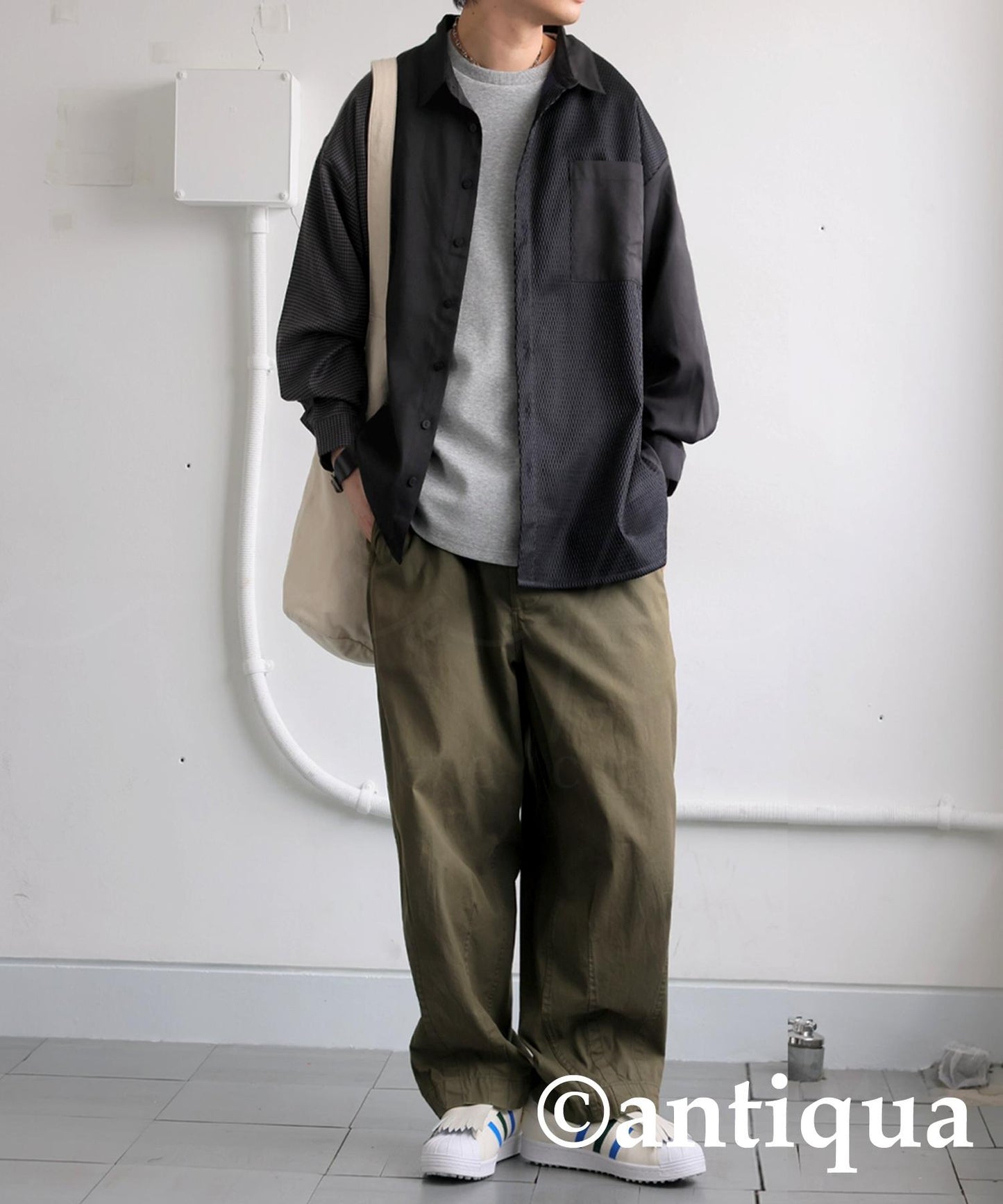 Men's Shirt With Different Materials