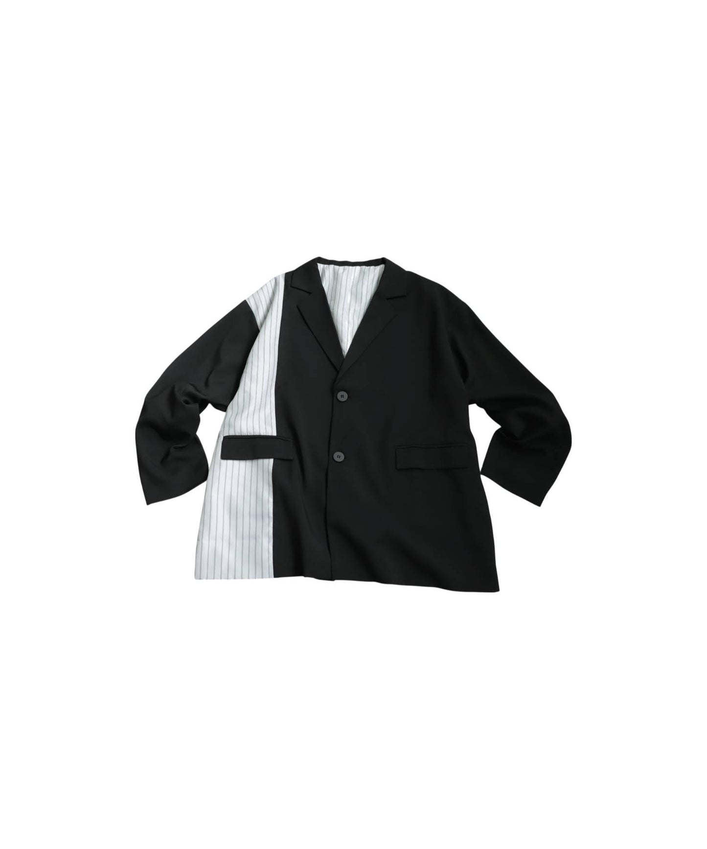 Switched Striped Jacket Ladies