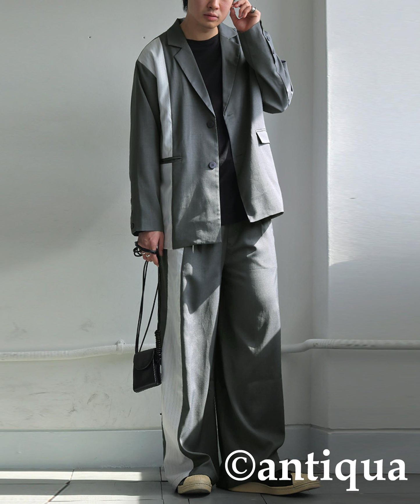 Switched Striped Jacket Men's