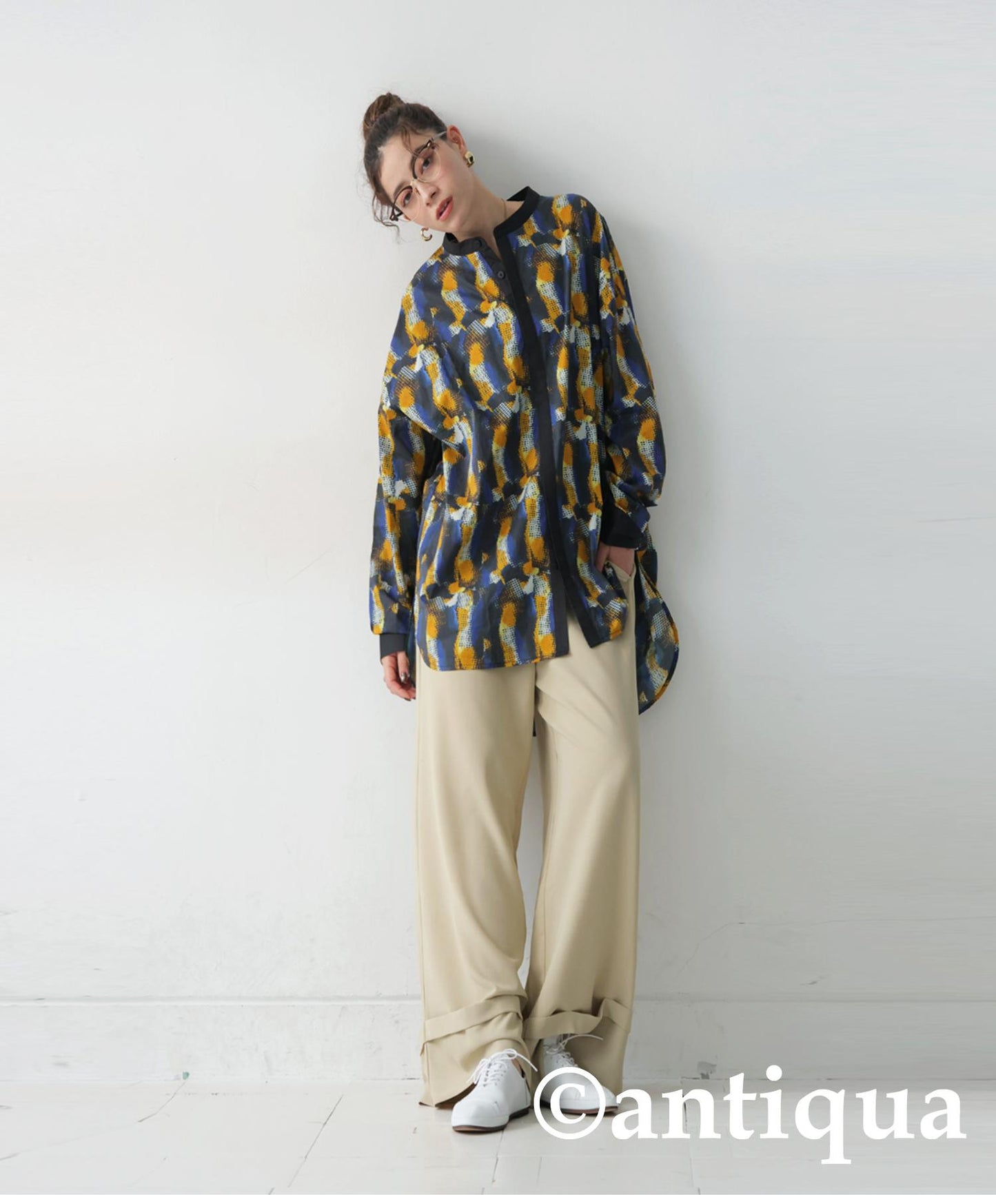 Ladies Art Print Shirt