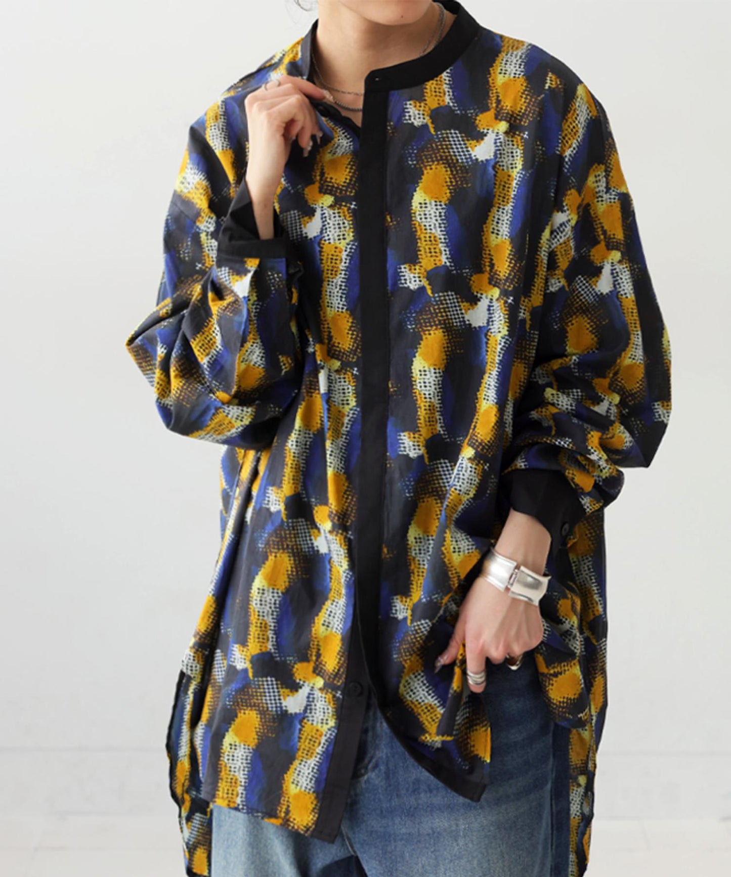 Ladies Art Print Shirt