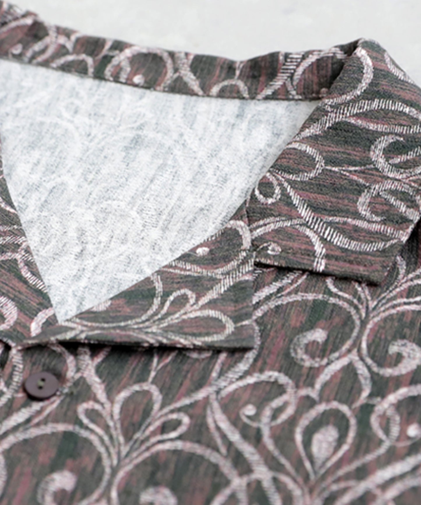 Men's Art Pattern Open Collar Shirt