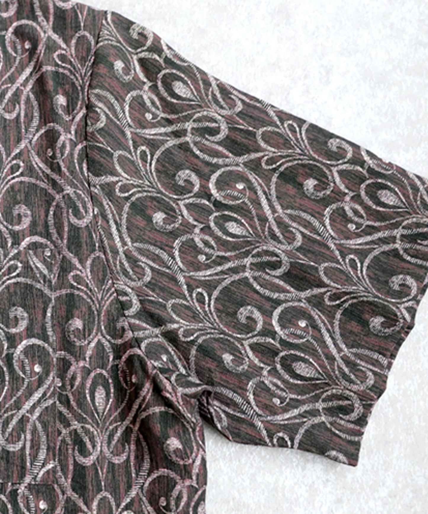 Men's Art Pattern Open Collar Shirt