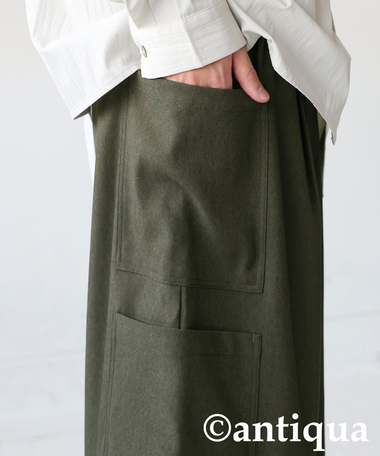 Asymmetrical Pocket Wide Pants Men's
