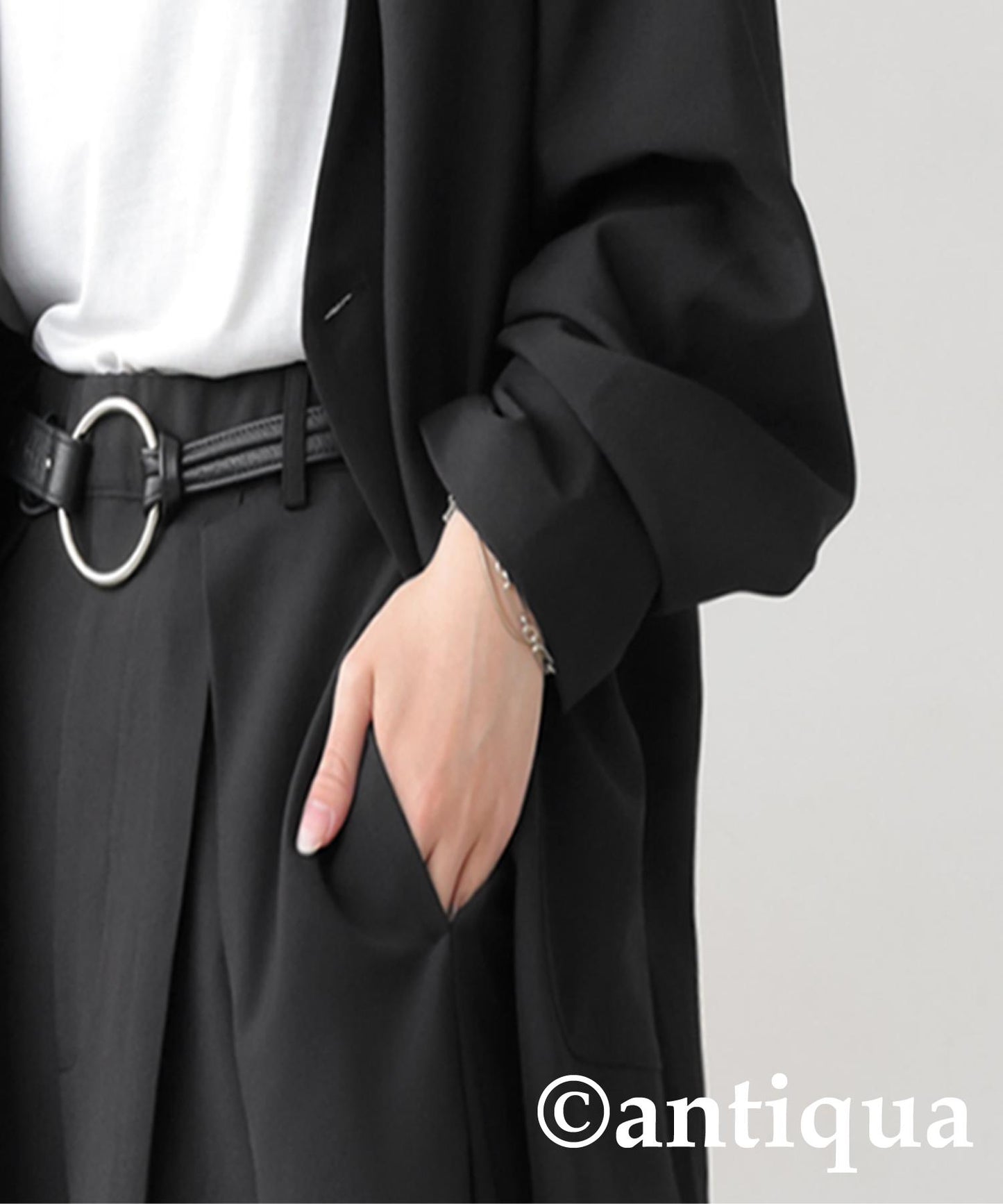 Tuck Wide Pants Ladies