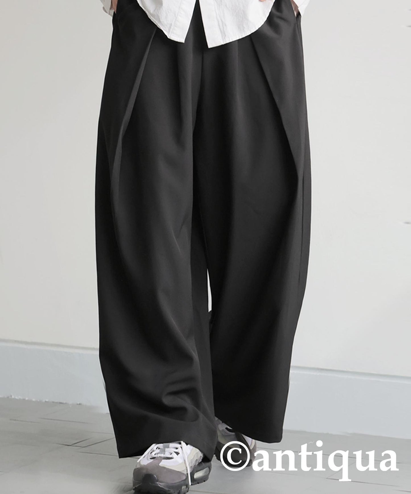 Men's Tuck Wide Pants