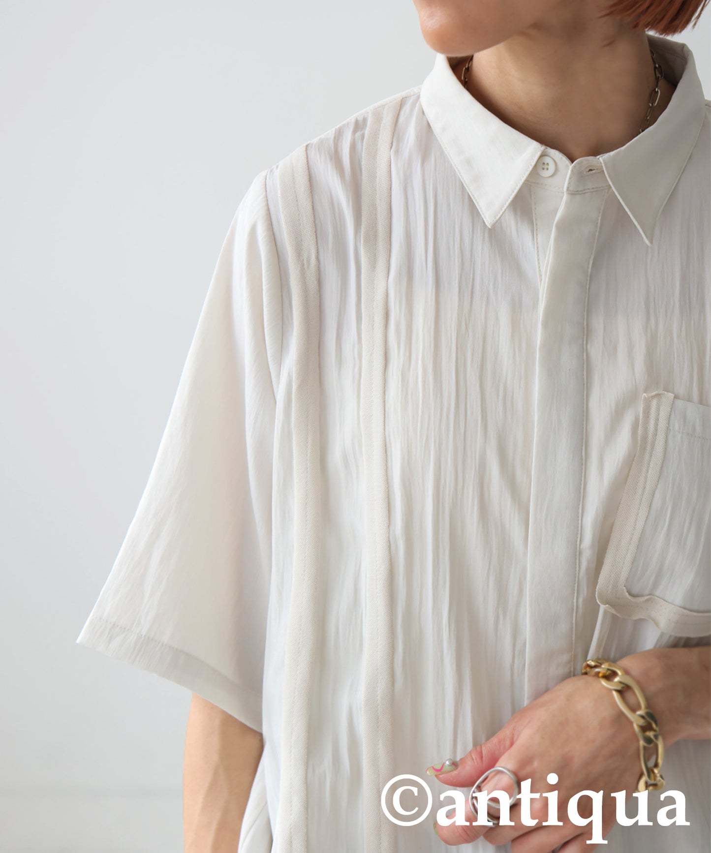 Ladies Tape Design Shirt