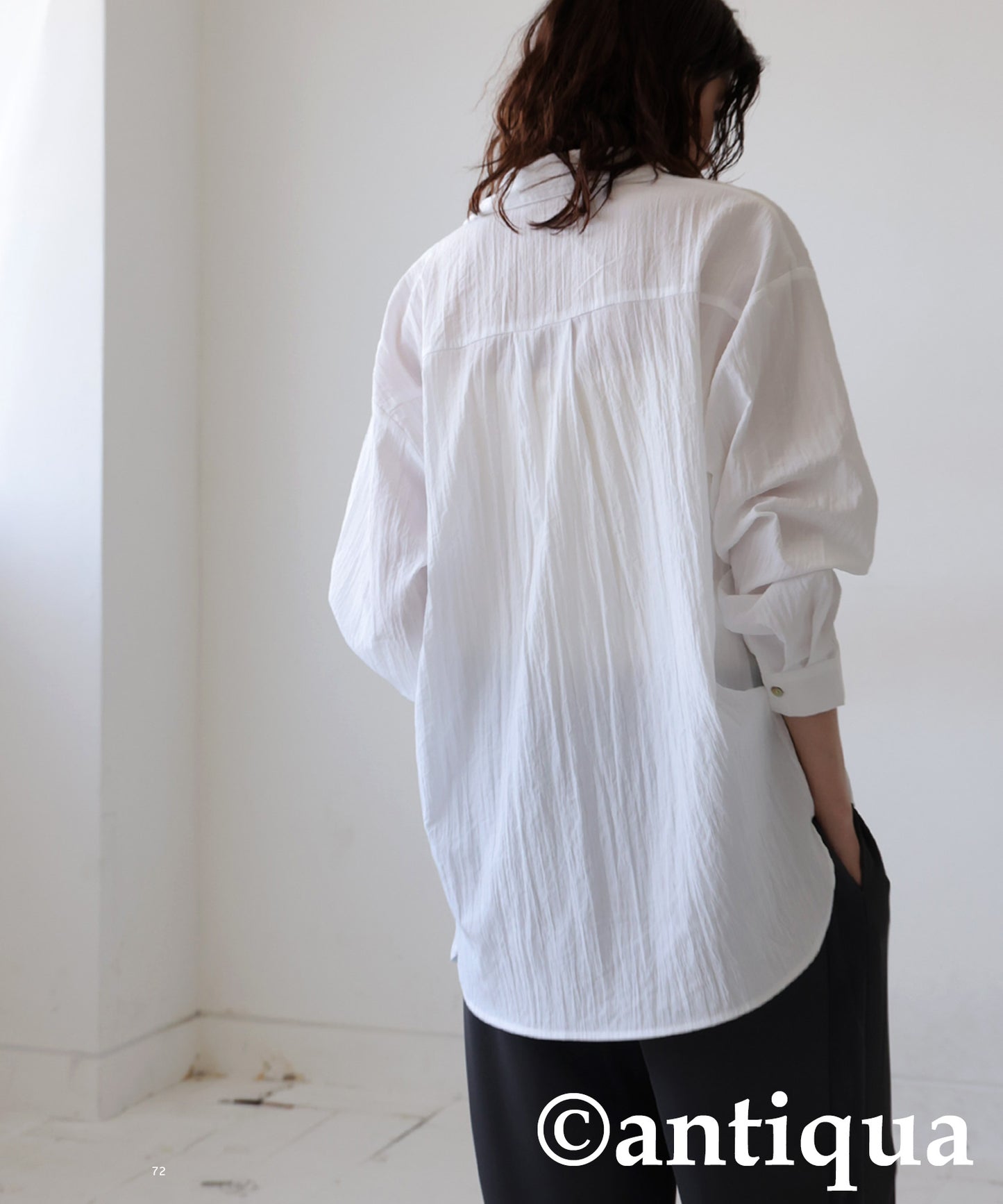 Asymmetrical Design Shirt Ladies