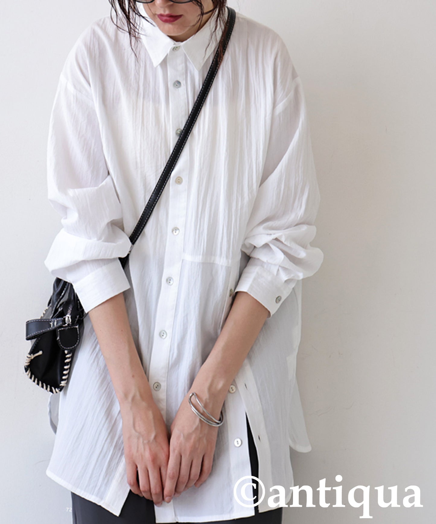 Asymmetrical Design Shirt Ladies