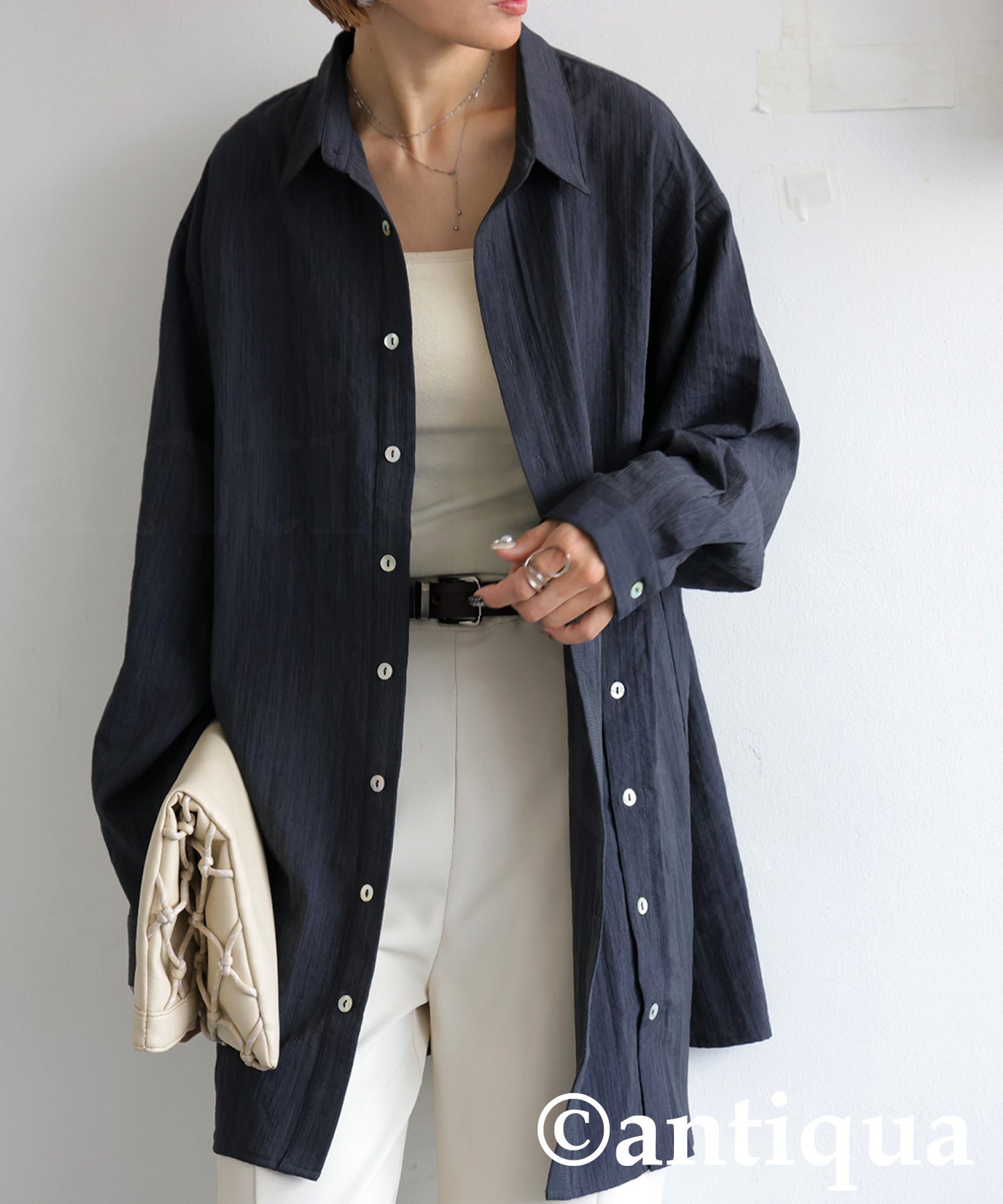 Asymmetrical Design Shirt Ladies