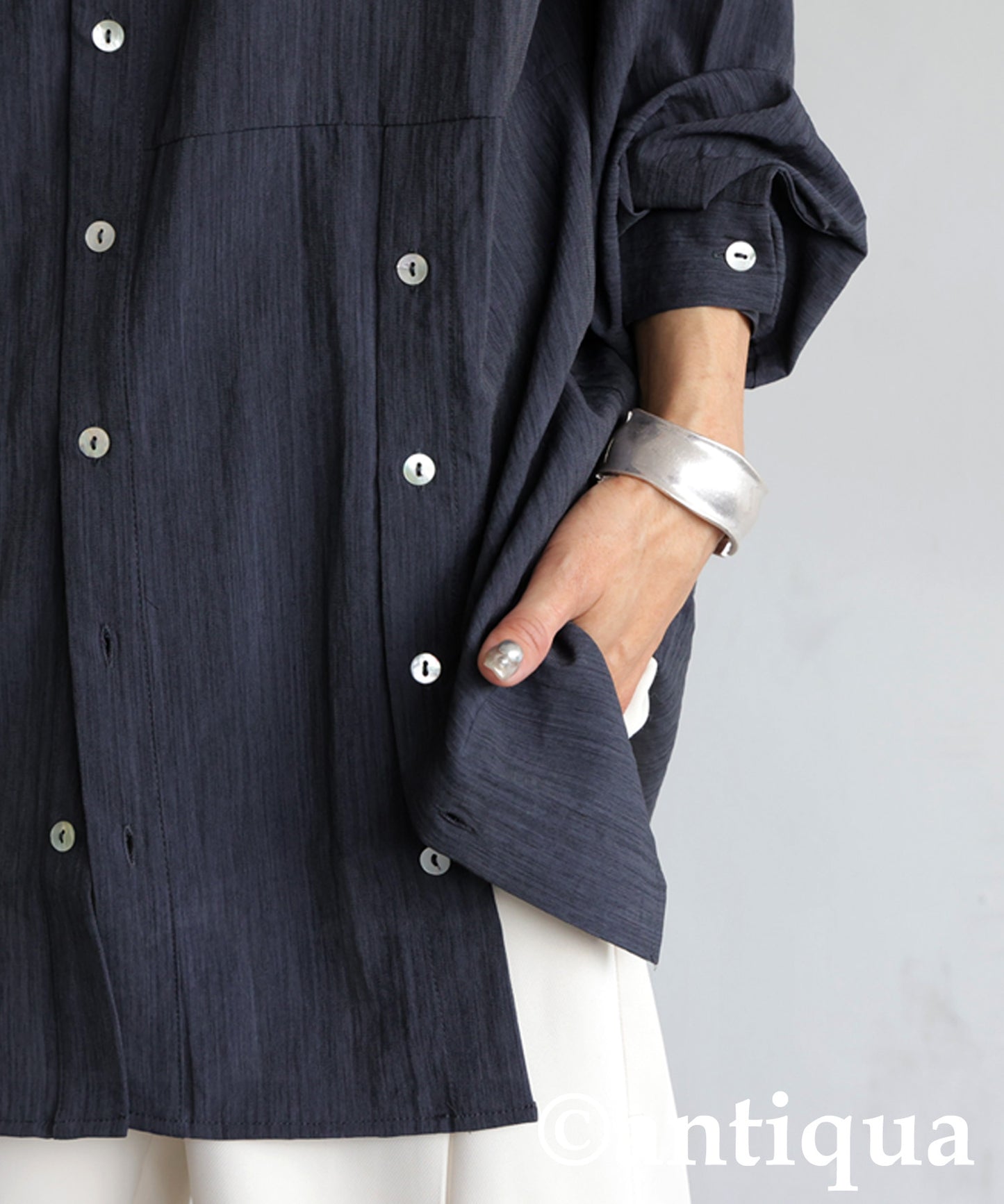 Asymmetrical Design Shirt Ladies