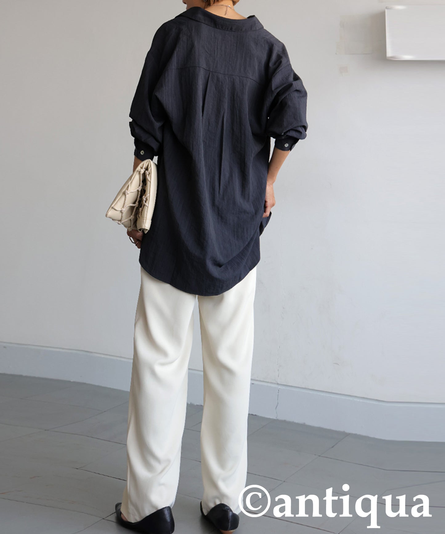 Asymmetrical Design Shirt Ladies