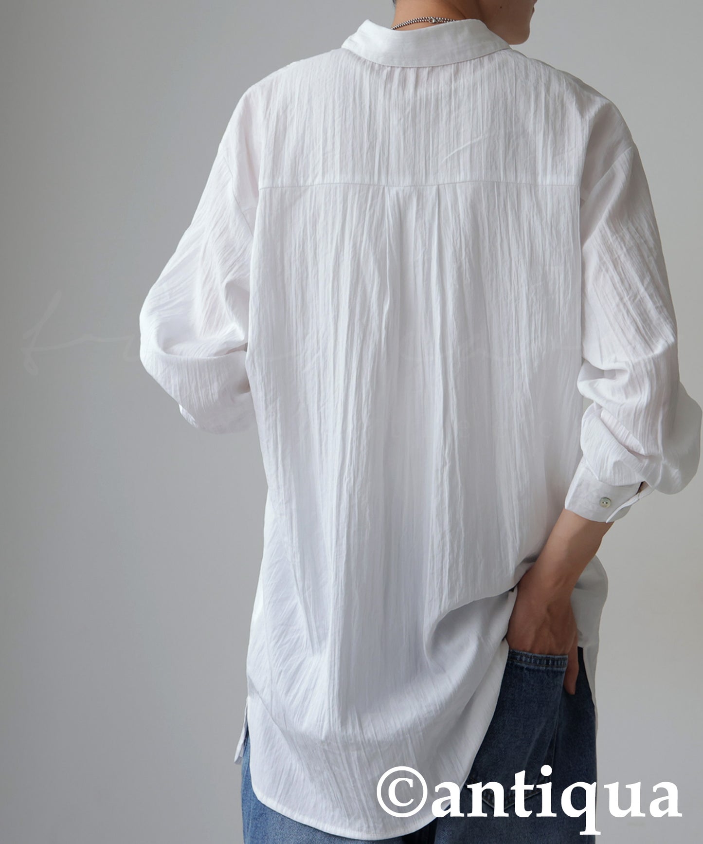 Asymmetrical Design Shirt Men's