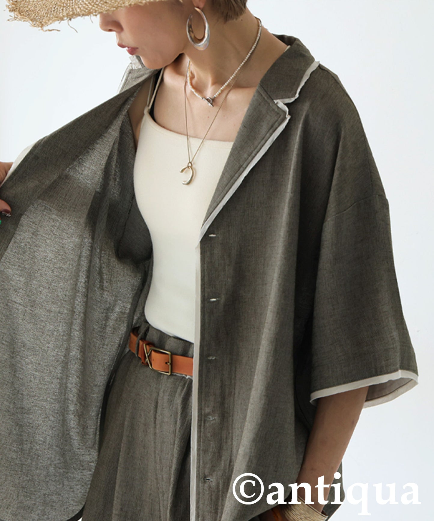 Ladies Piping Design Shirt