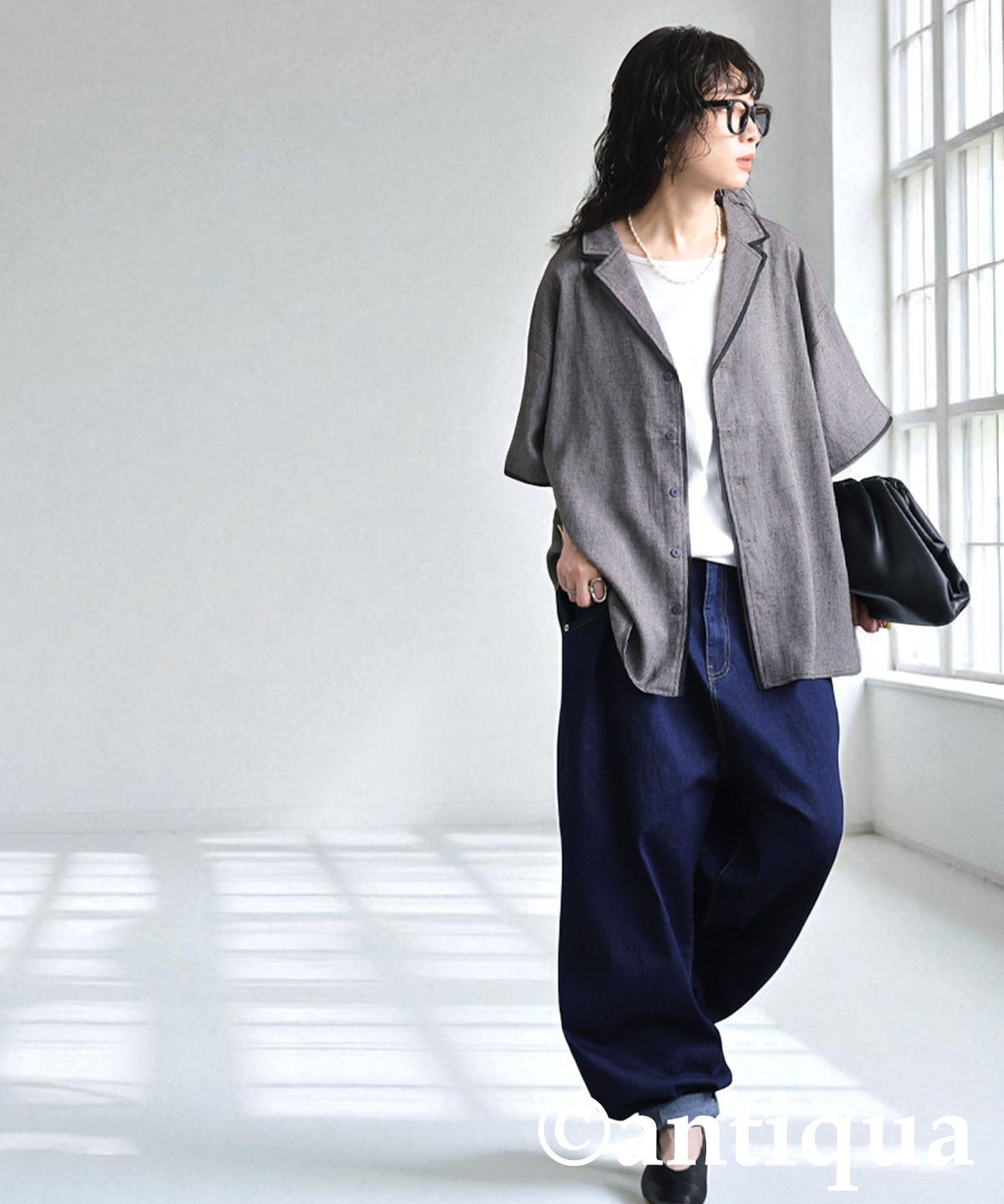 Ladies Piping Design Shirt