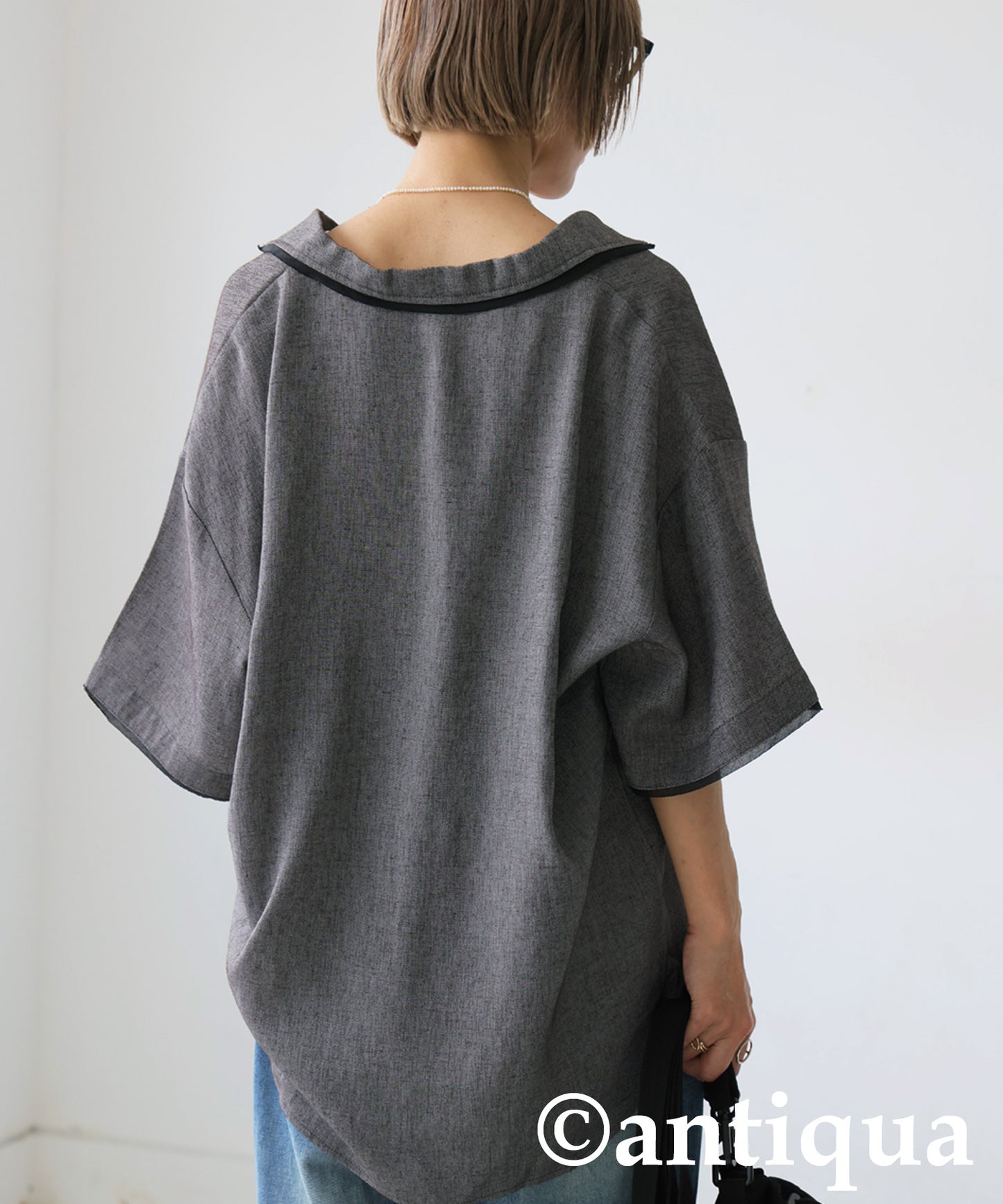 Ladies Piping Design Shirt