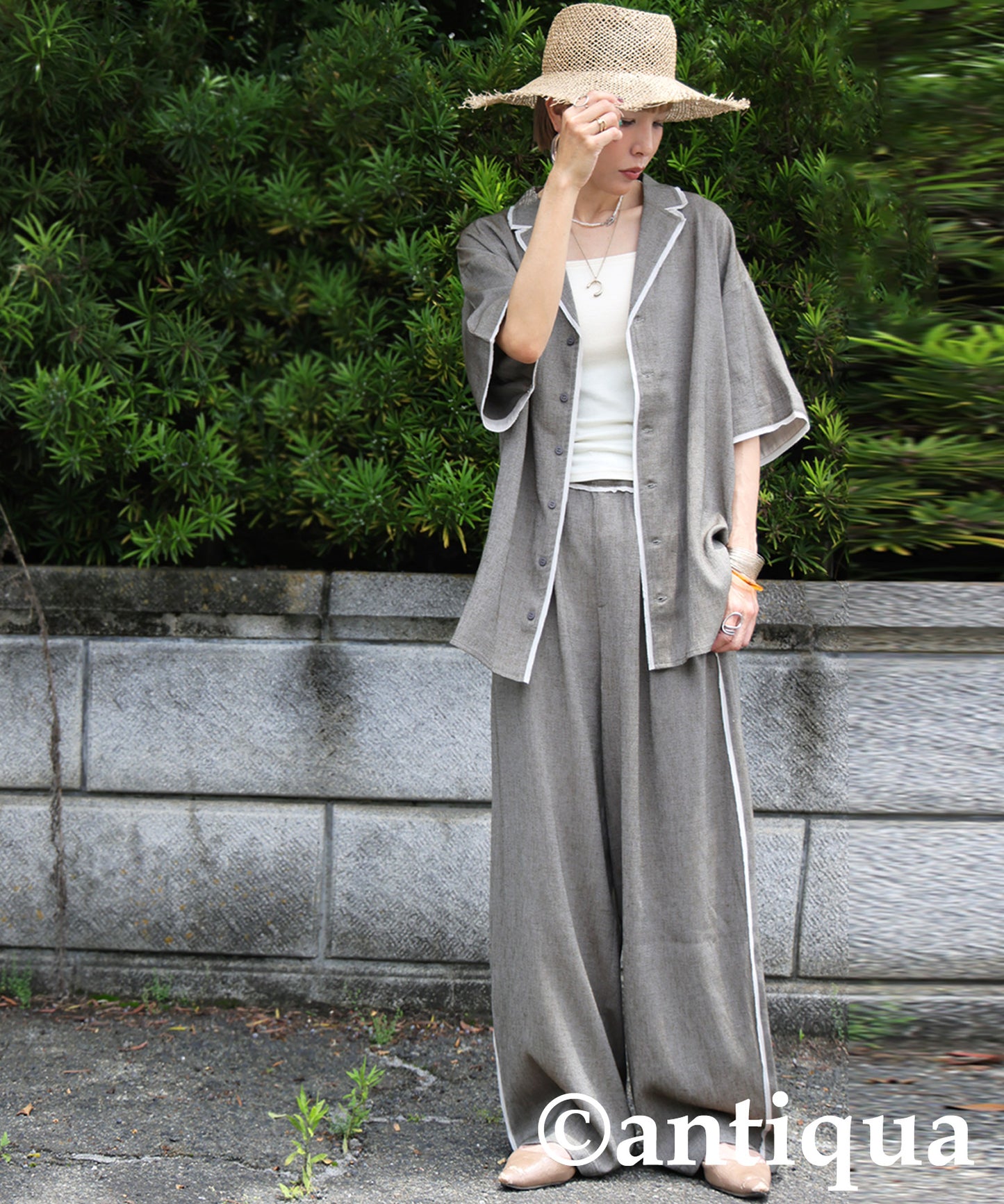 Ladies Piping Design Shirt