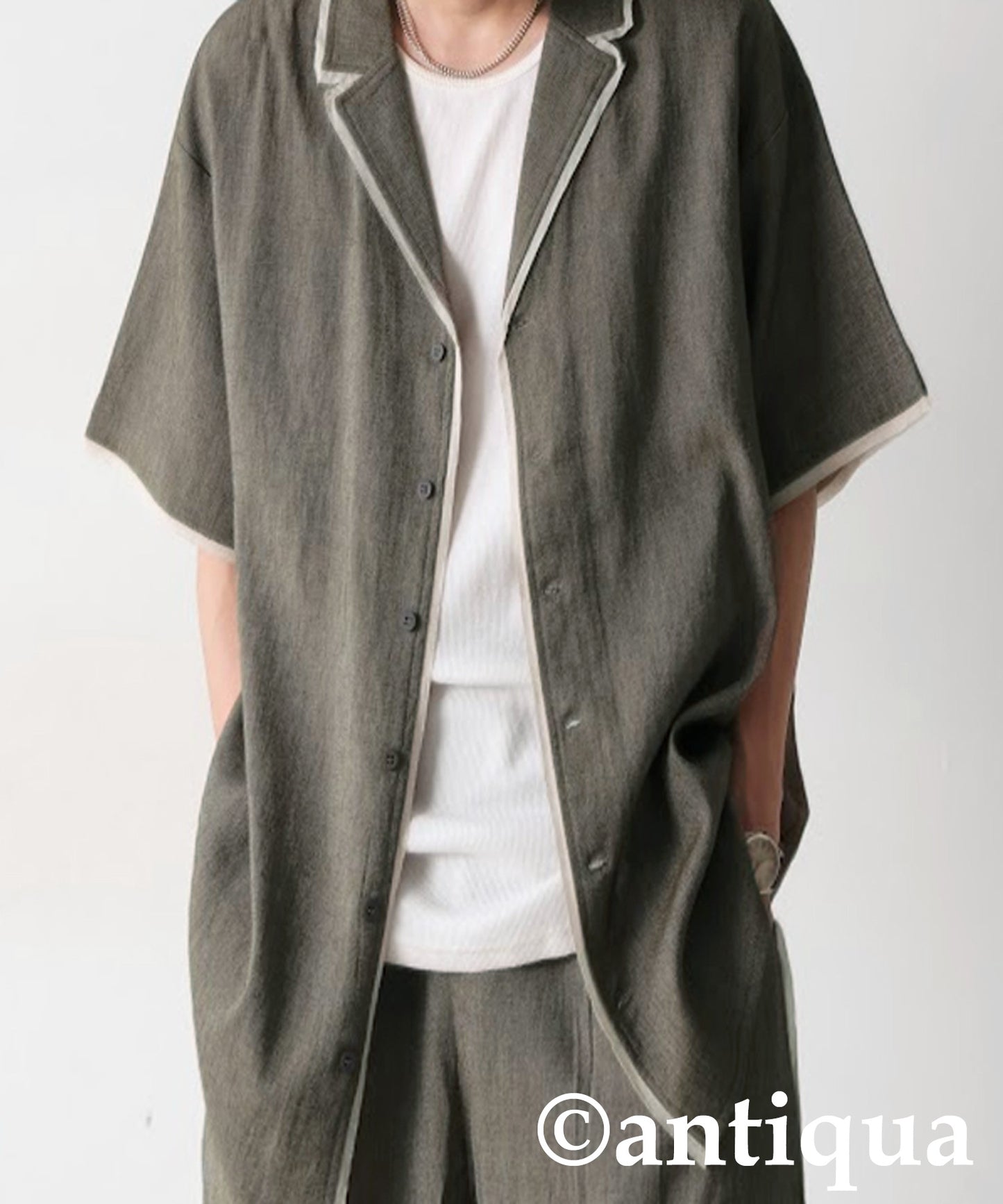 Men's Piping Design Shirt