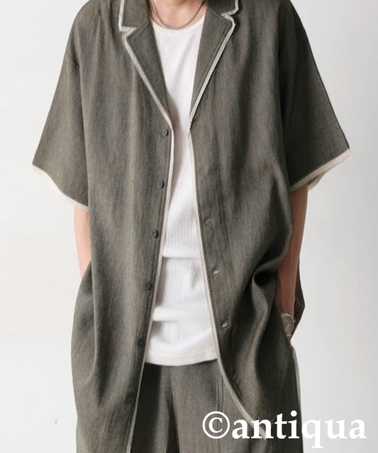 Men's Piping Design Shirt