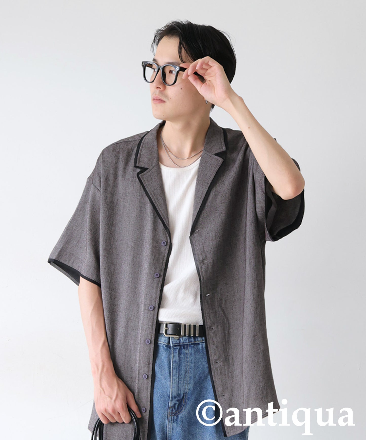 Men's Piping Design Shirt