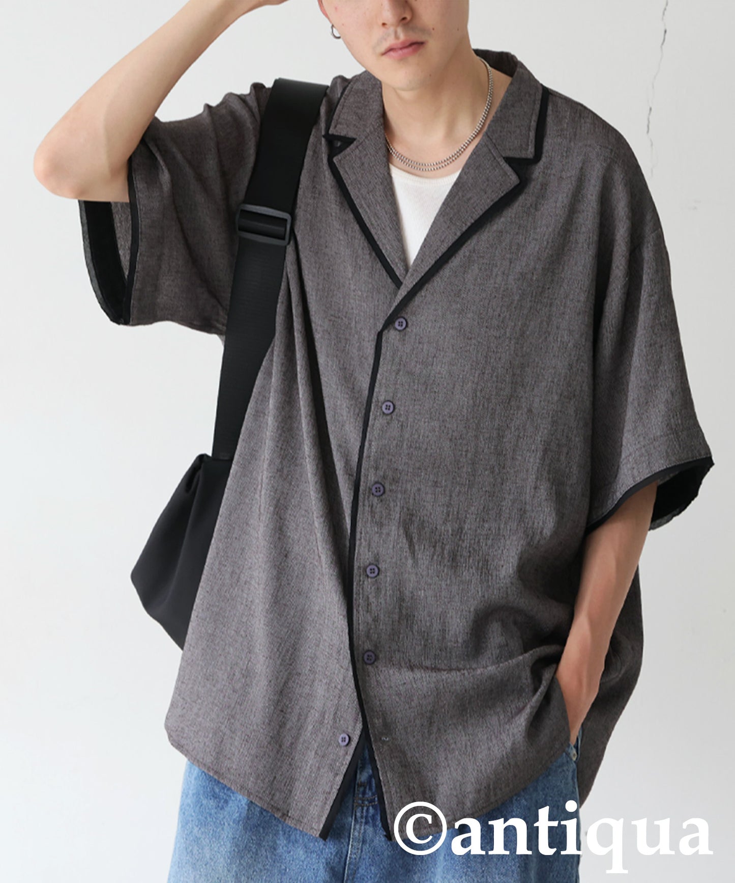 Men's Piping Design Shirt