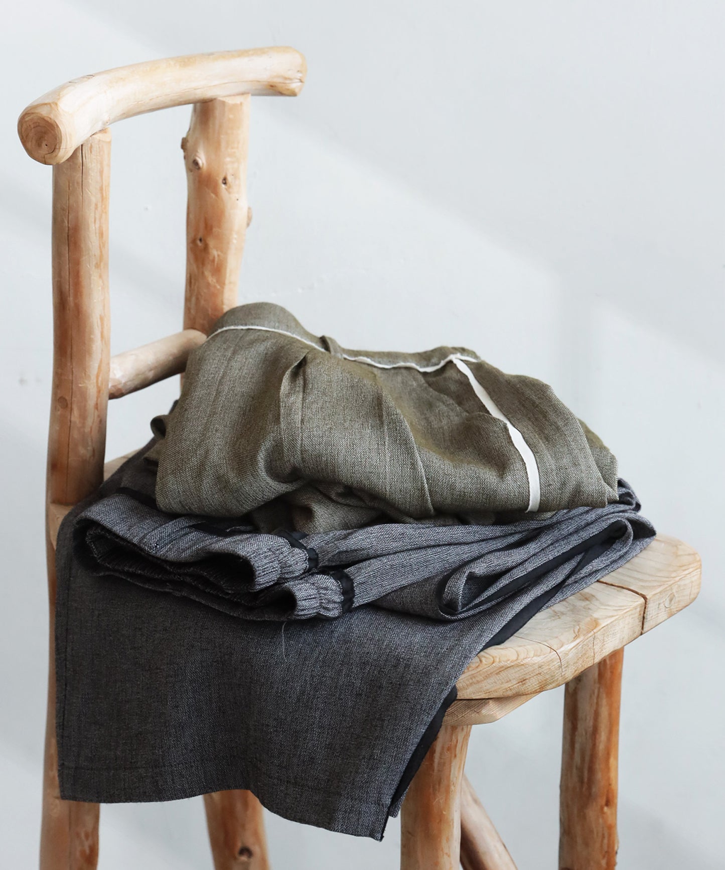 Piping Wide Pants Ladies