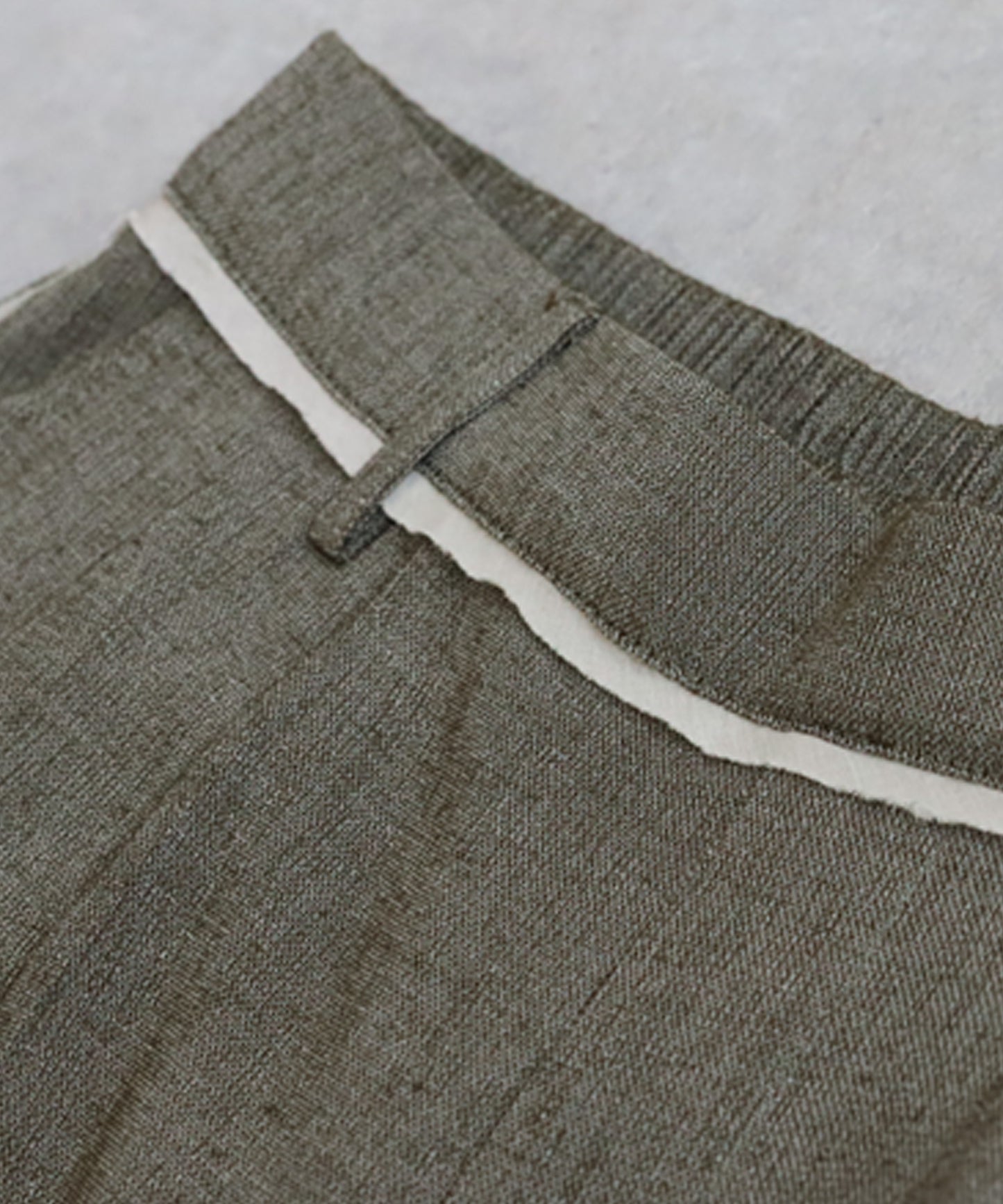 Piping Wide Pants Ladies