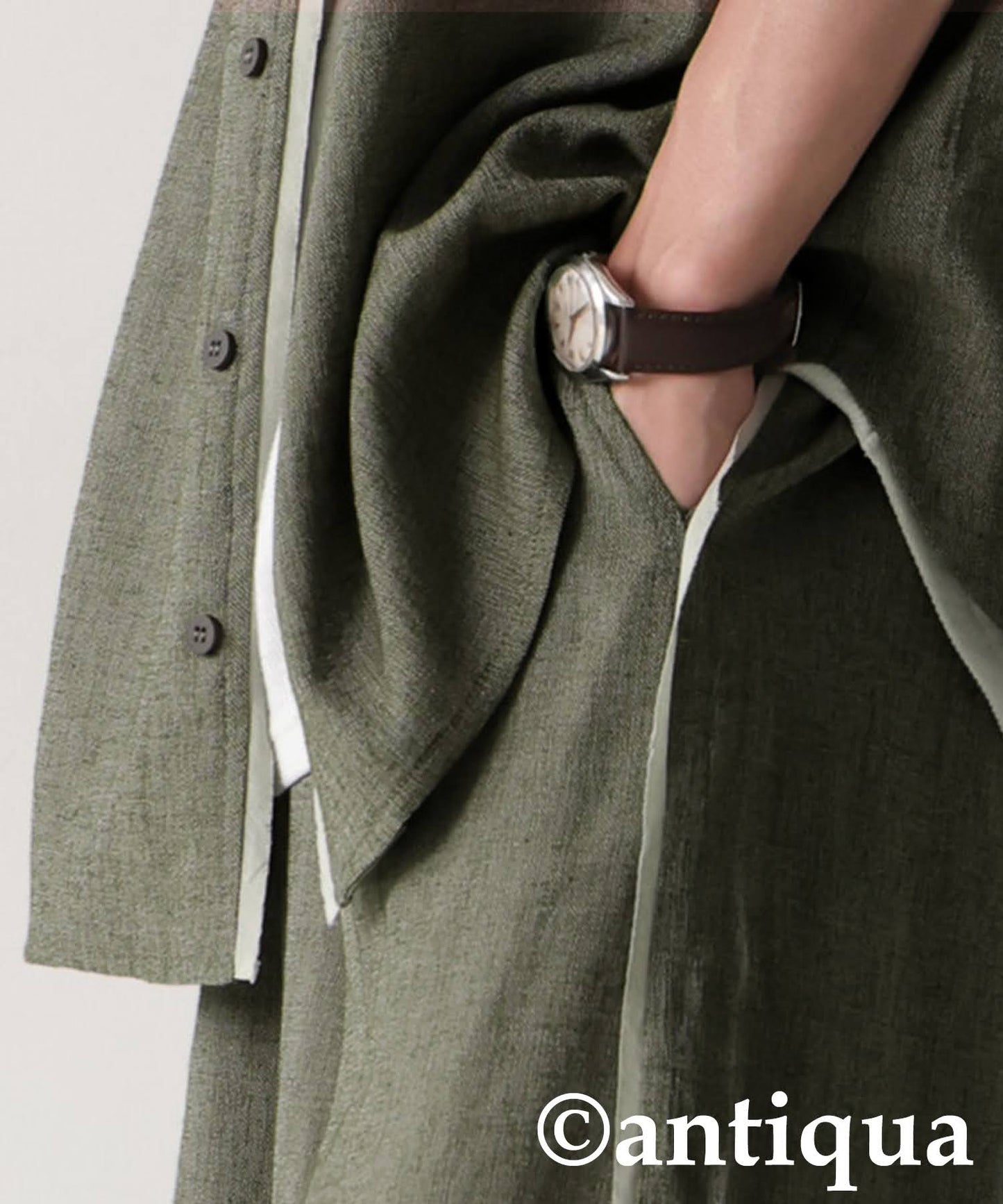 Piping Wide Pants Men's